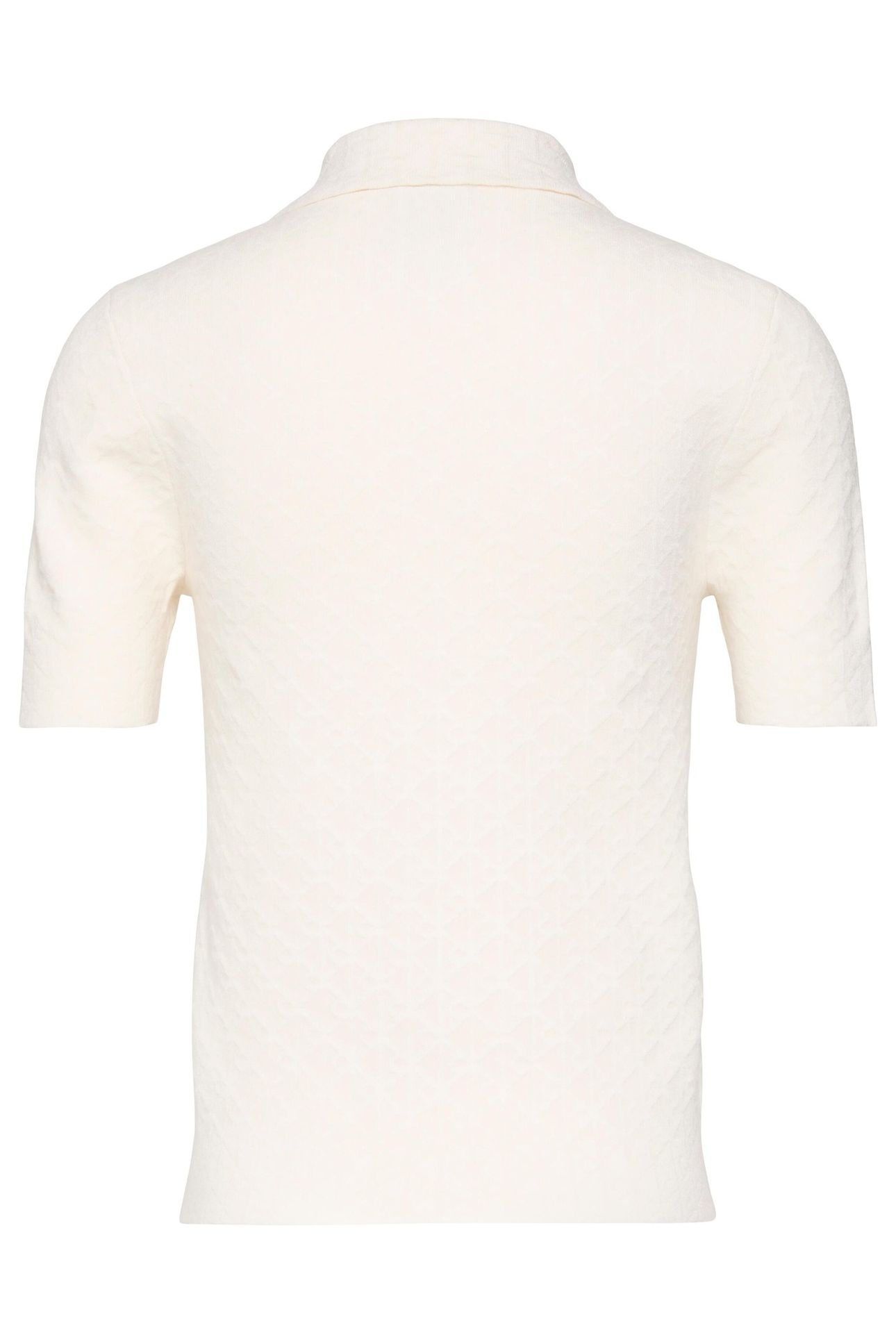 AOP TEXTURED SS TOP WHITE GREIGE COMBO 2