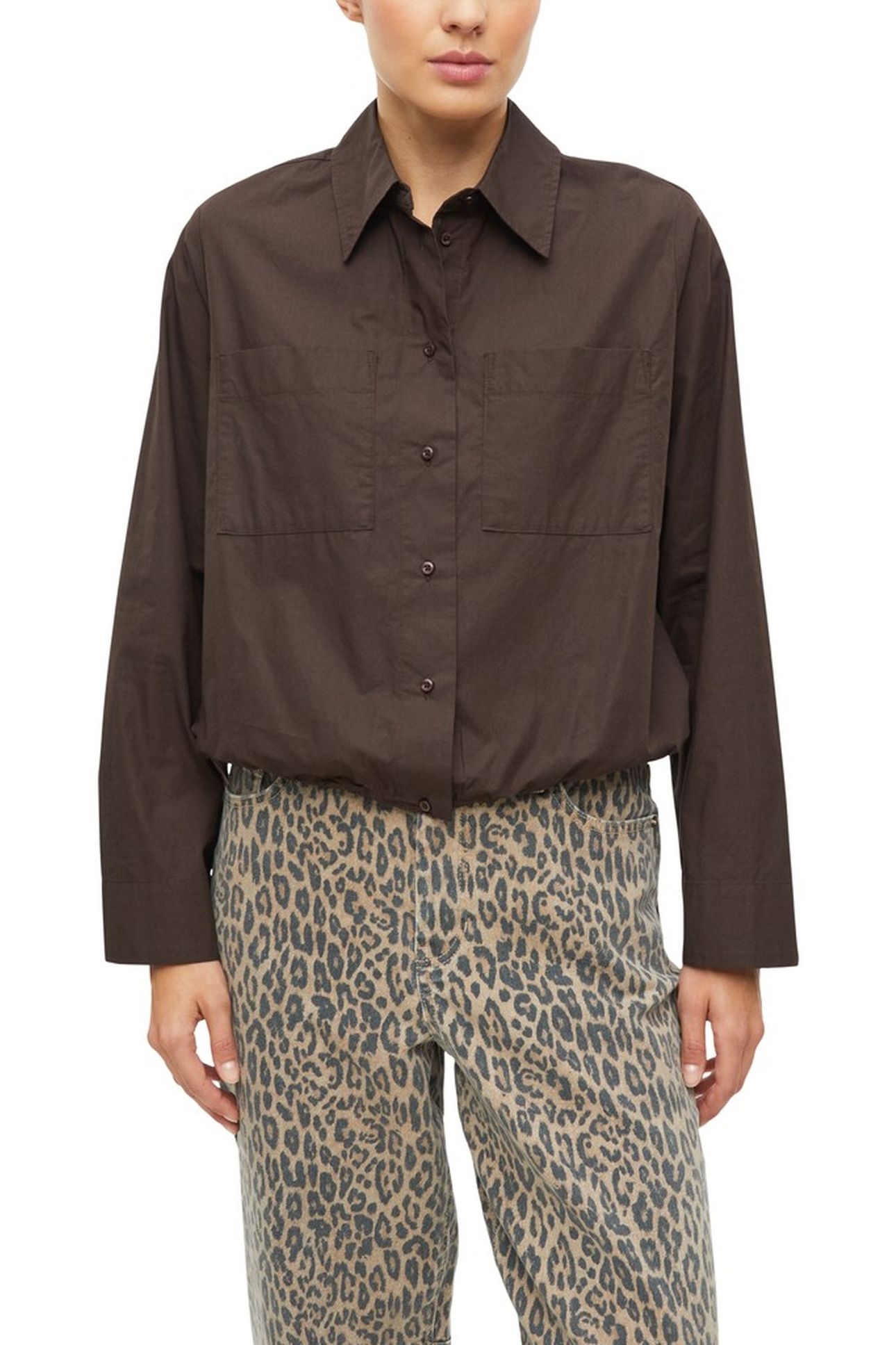 S.OLIVER BLOUSES BROWN 2