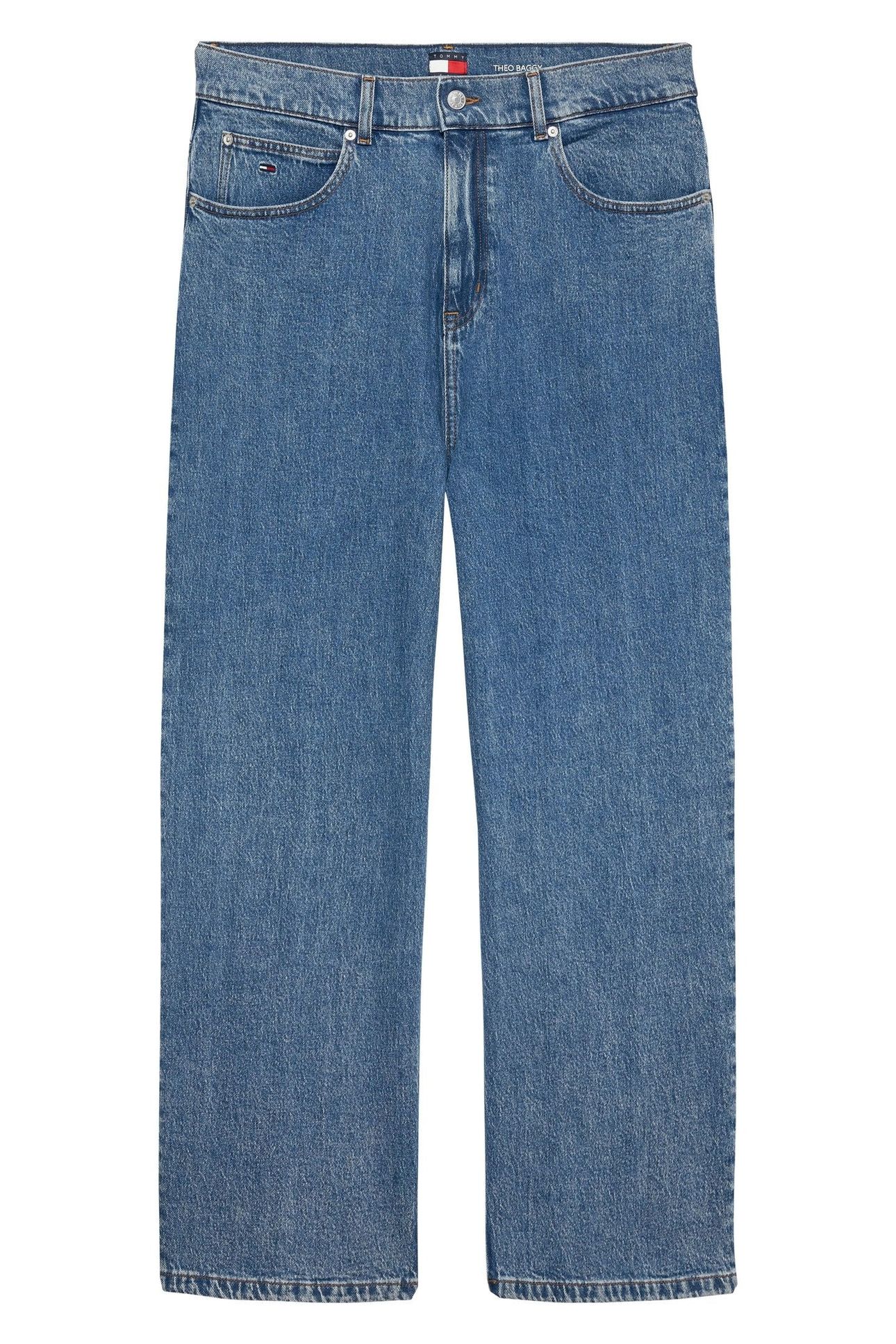 THEO BAGGY TURN UP DENIM MEDIUM 1