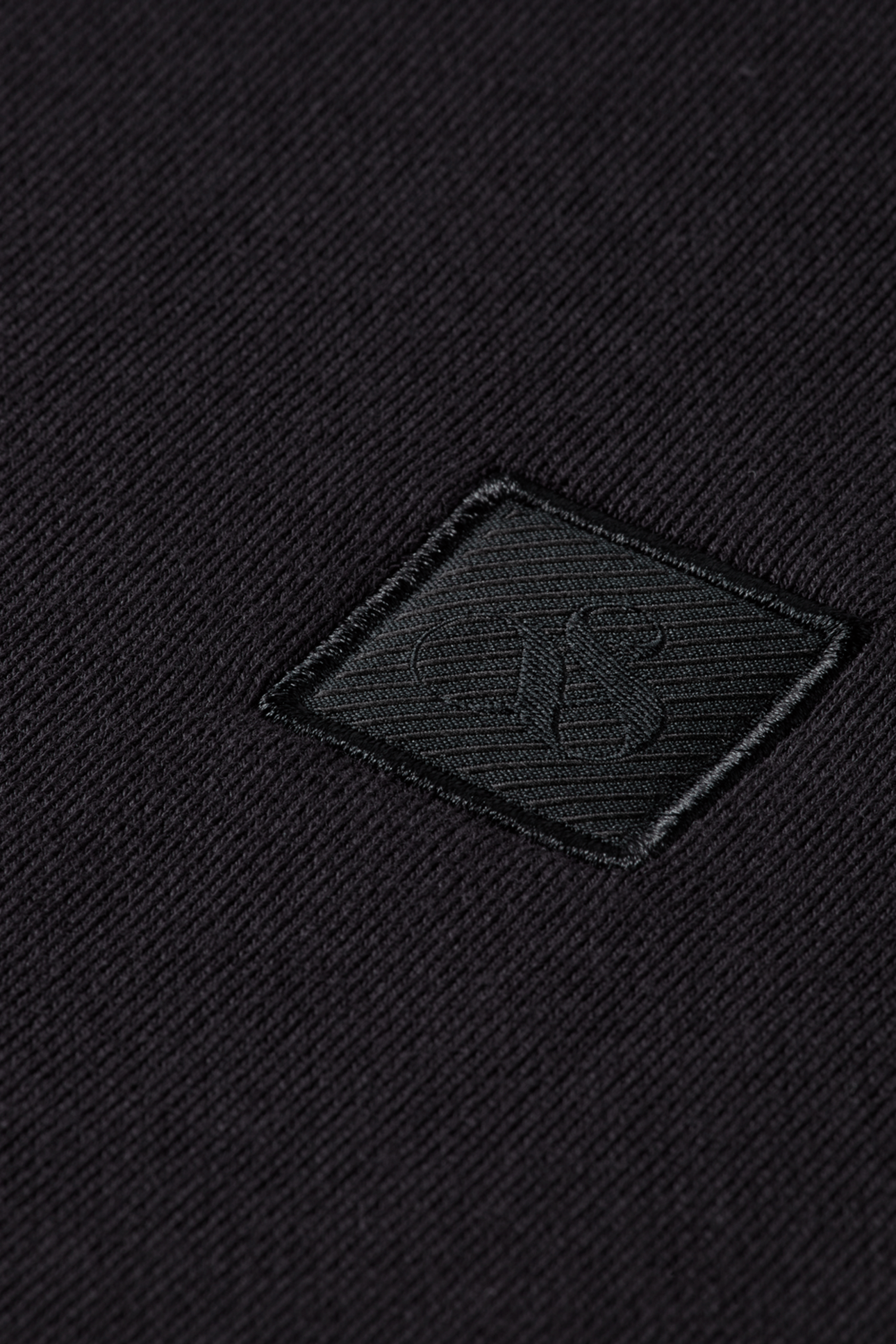 LOGO BADGE REGULAR-FIT SWEATSHIRT BLACK 7
