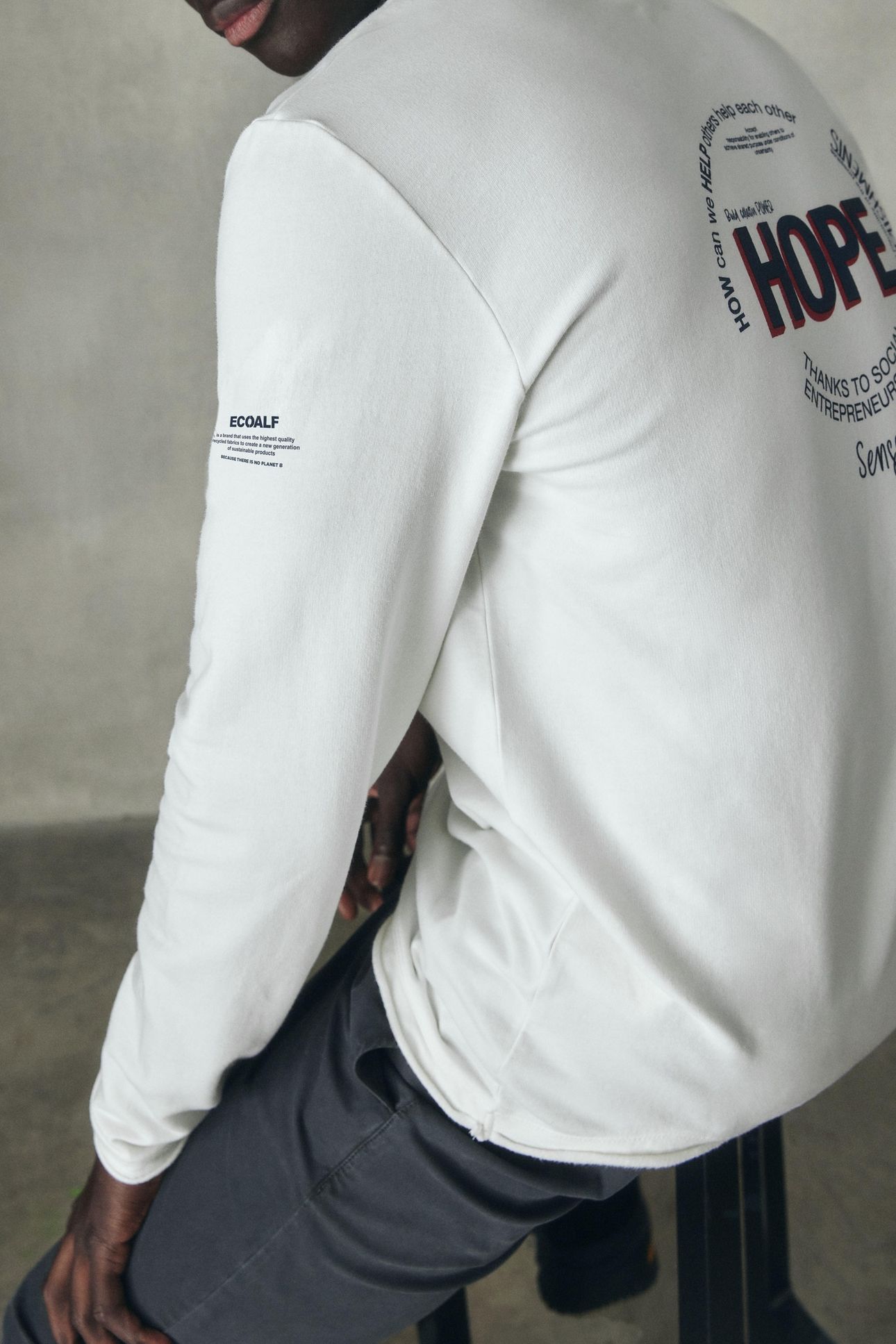 HOPEALF LONG SLEEVE T-SHIRT OFF WHITE 7