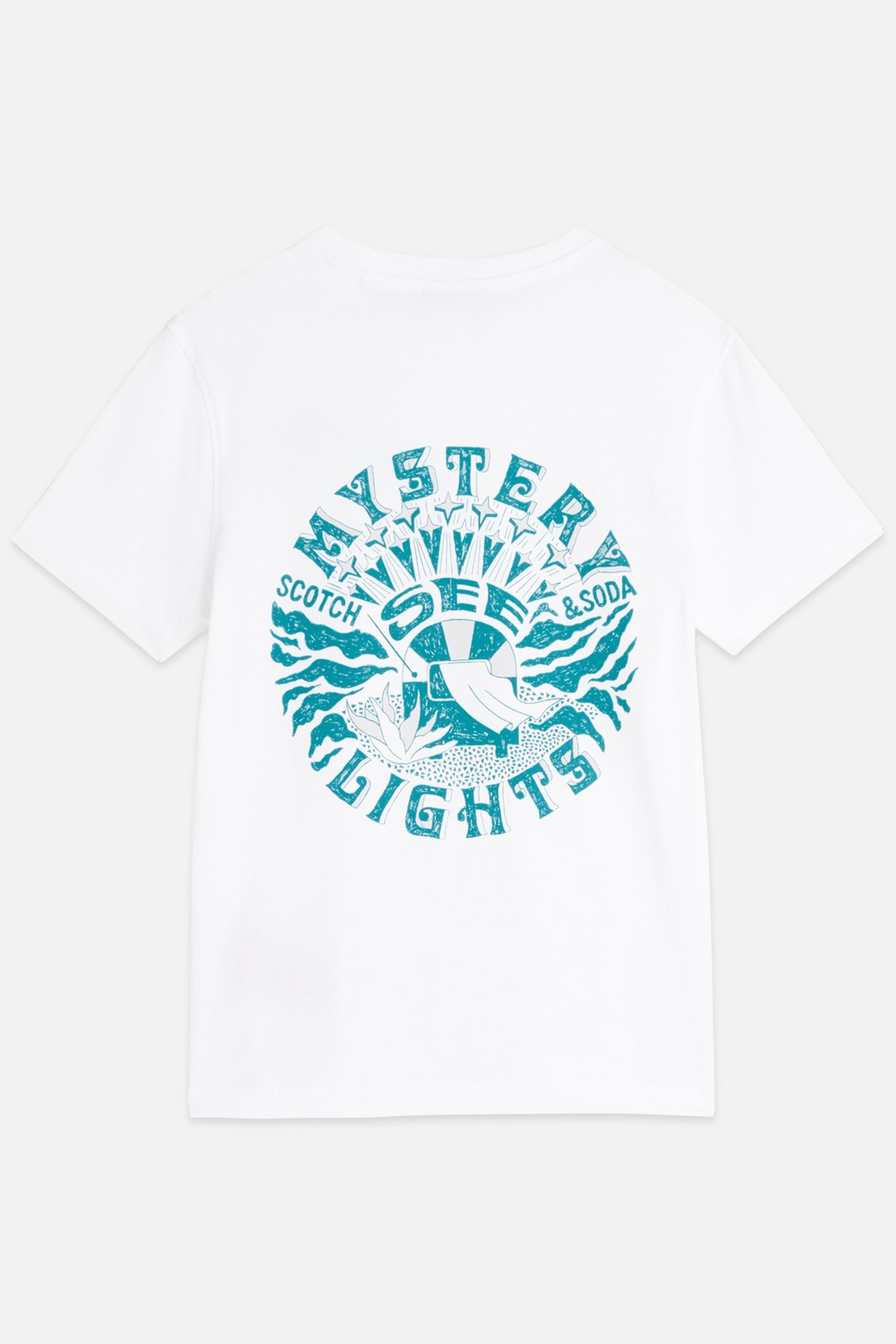 BOYS FRONT AND BACK REGULARFIT TSHIRT WHITE/PASTEL 2