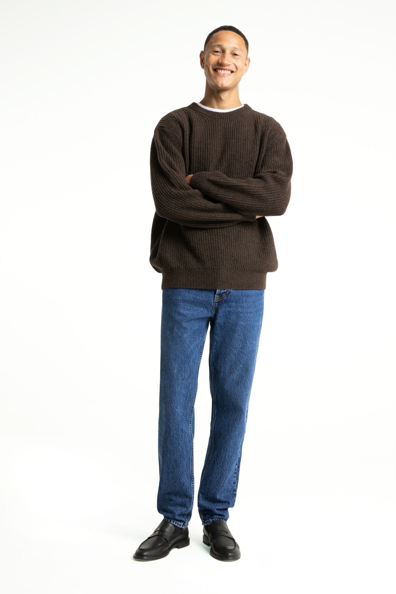 HECTOR KNIT L/S CHOCOLATE BROWN 2