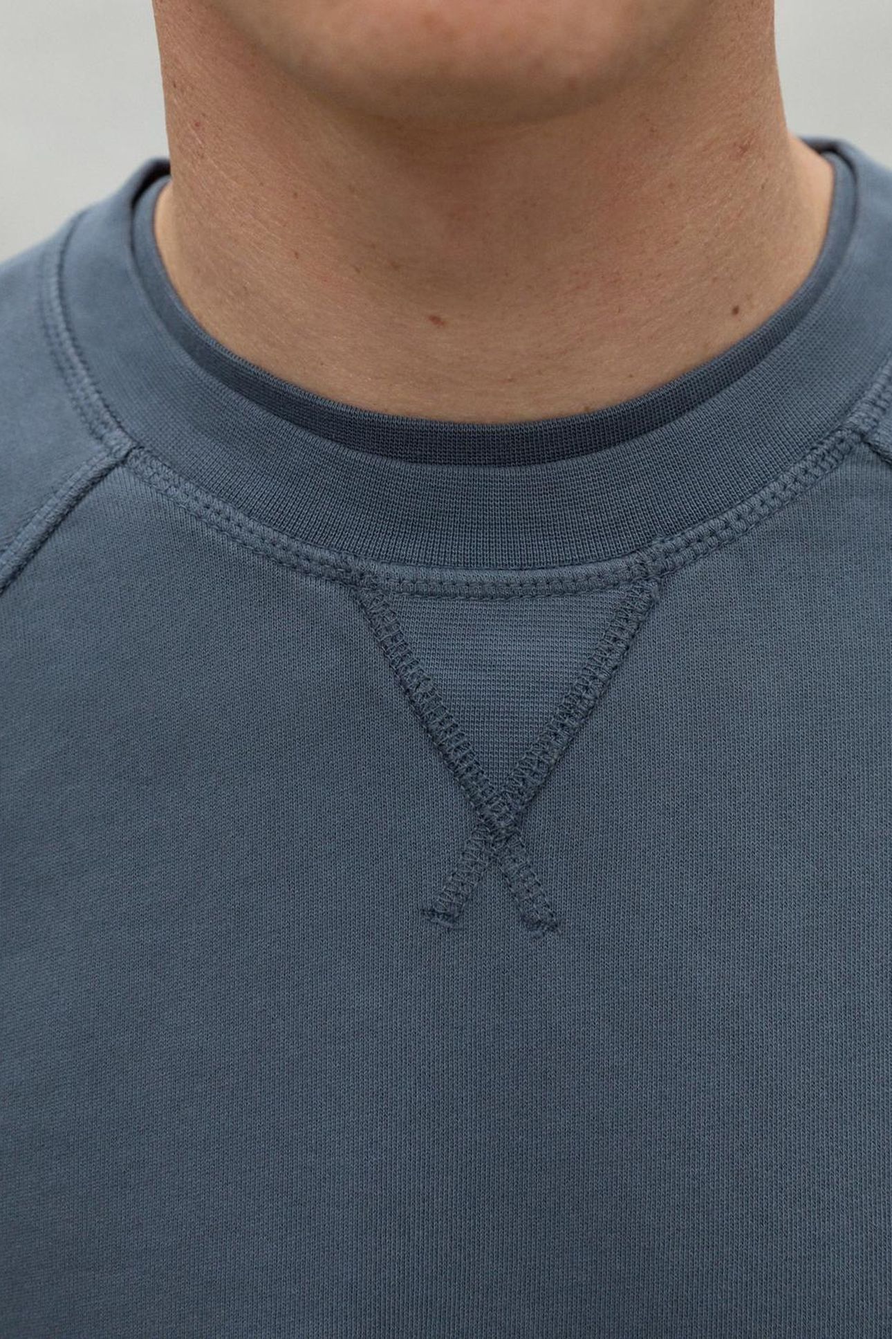BERJAALF SWEATSHIRT STEEL BLUE 4