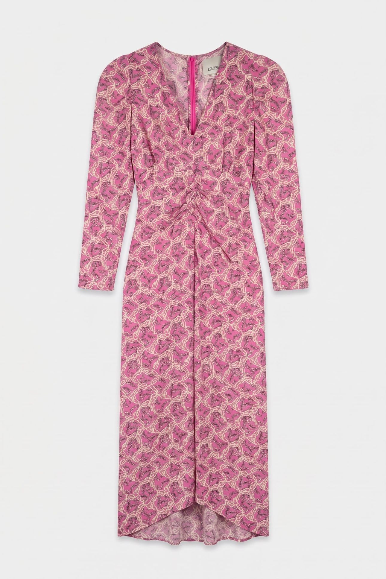 ALBINI DRESS FUCHSIA 3