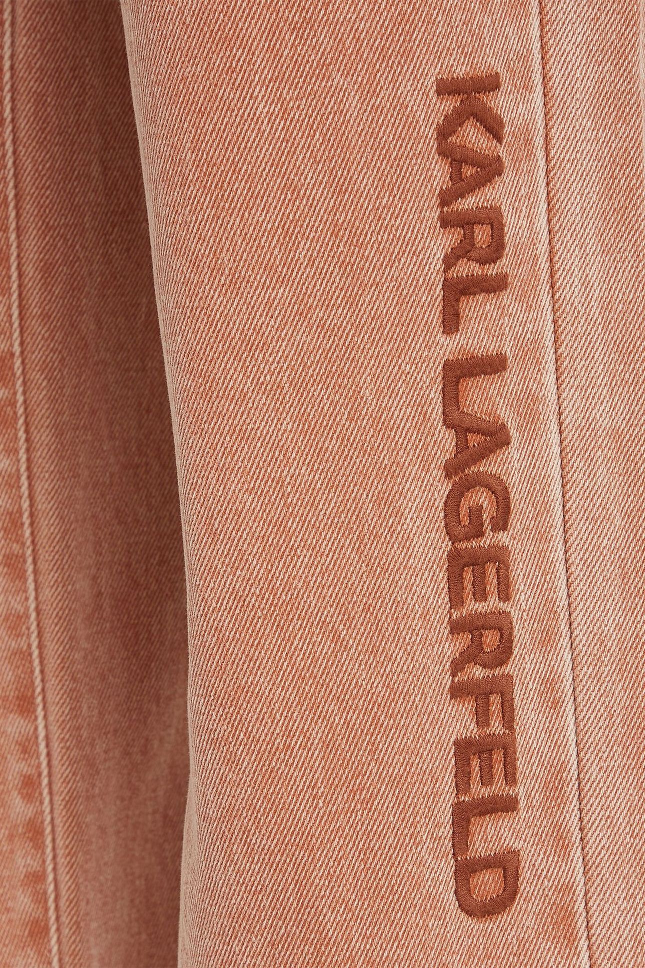 CLAY DYED STRAIGHT LEG DENIMS TERRACOTTA DENIM 3