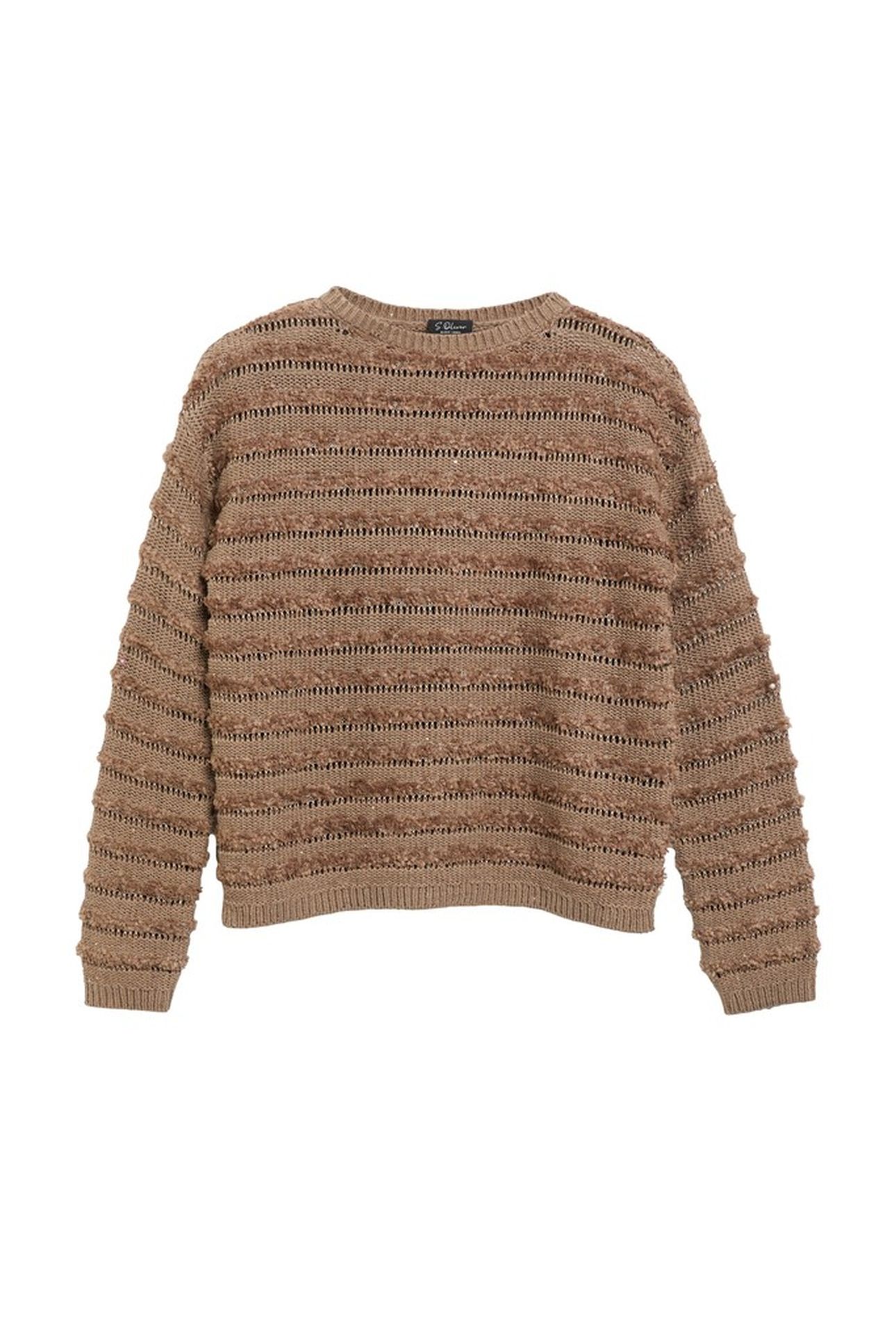 S.OLIVER PULLOVERS BROWN 4