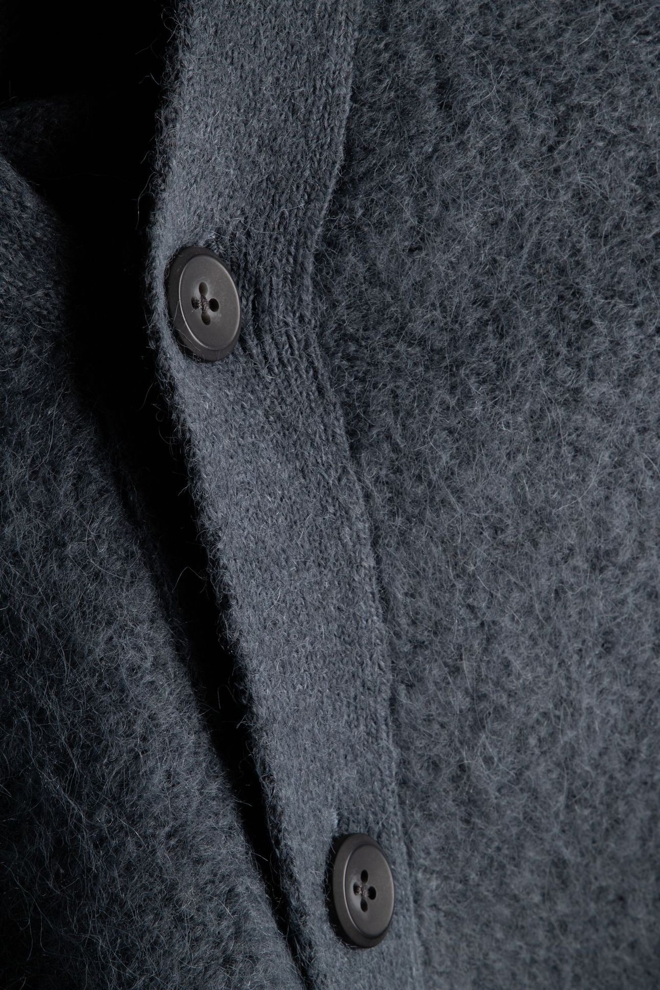LS BRUSHED ALPACA CARDIGAN HARLEM NIGHT BLUE 4