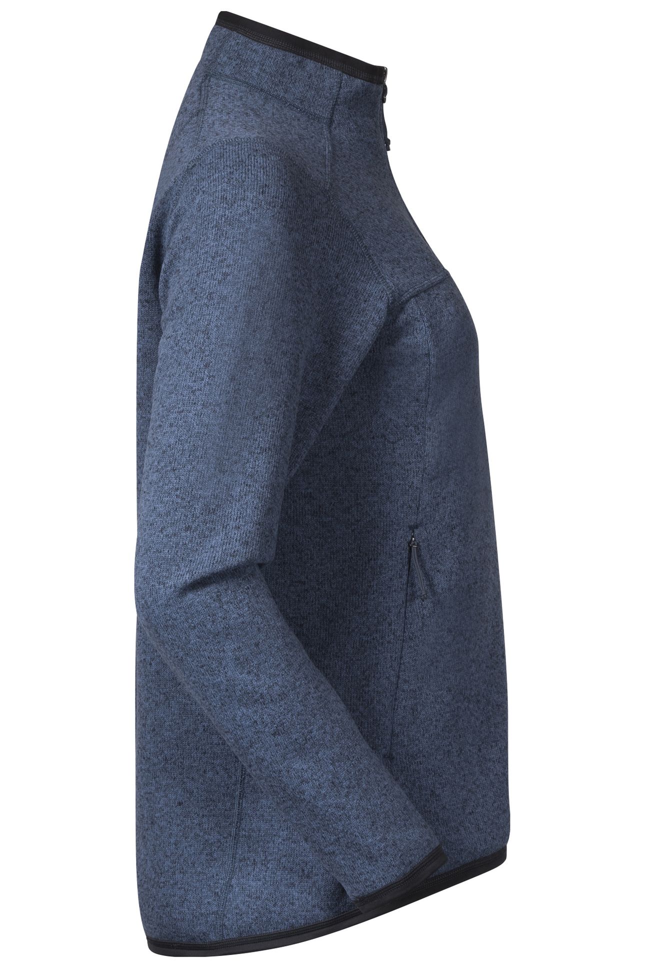 KAMPHAUG KNITTED W HALF ZIP ORION BLUE 3