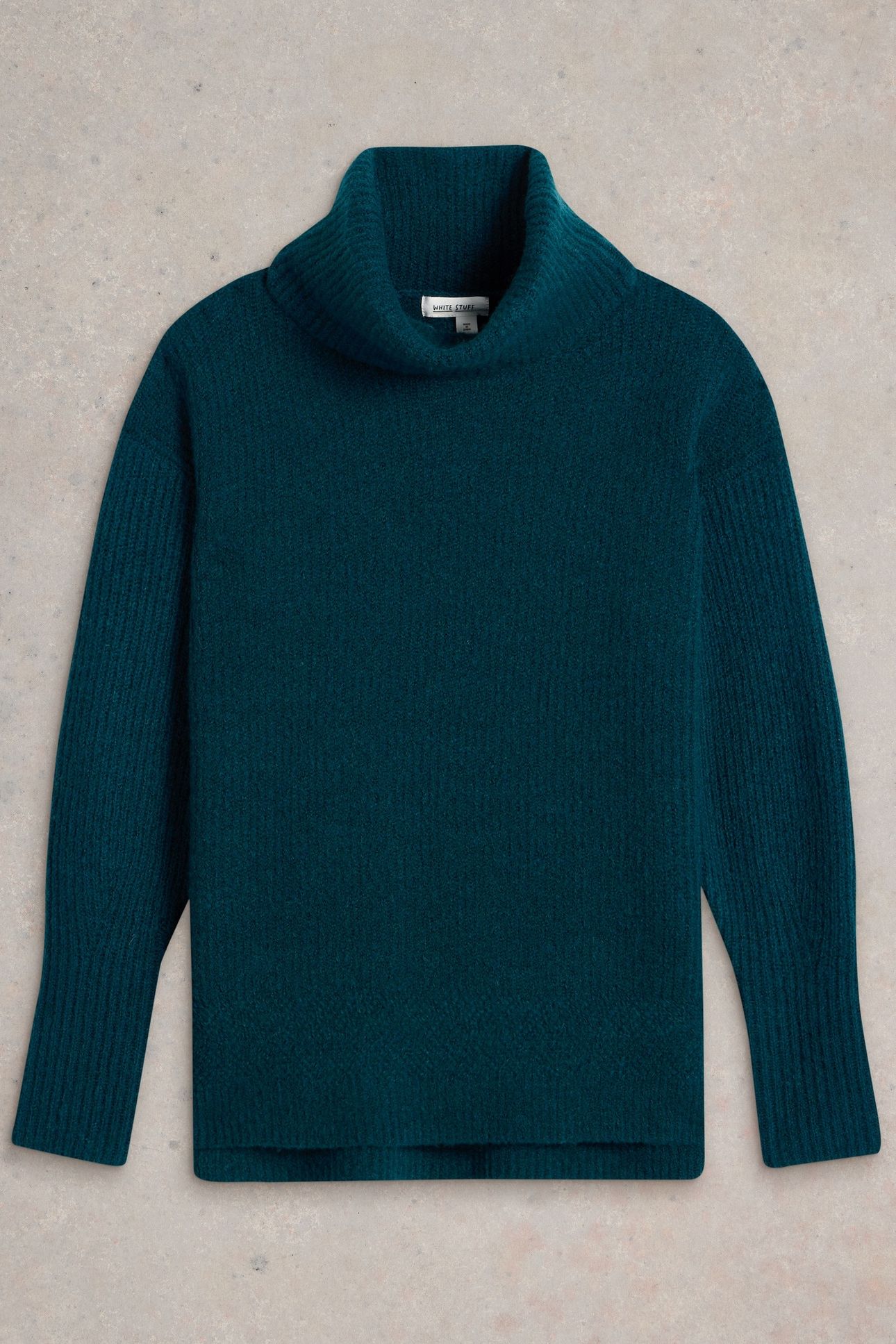 LOVELY RIB JUMPER MID TEAL 4