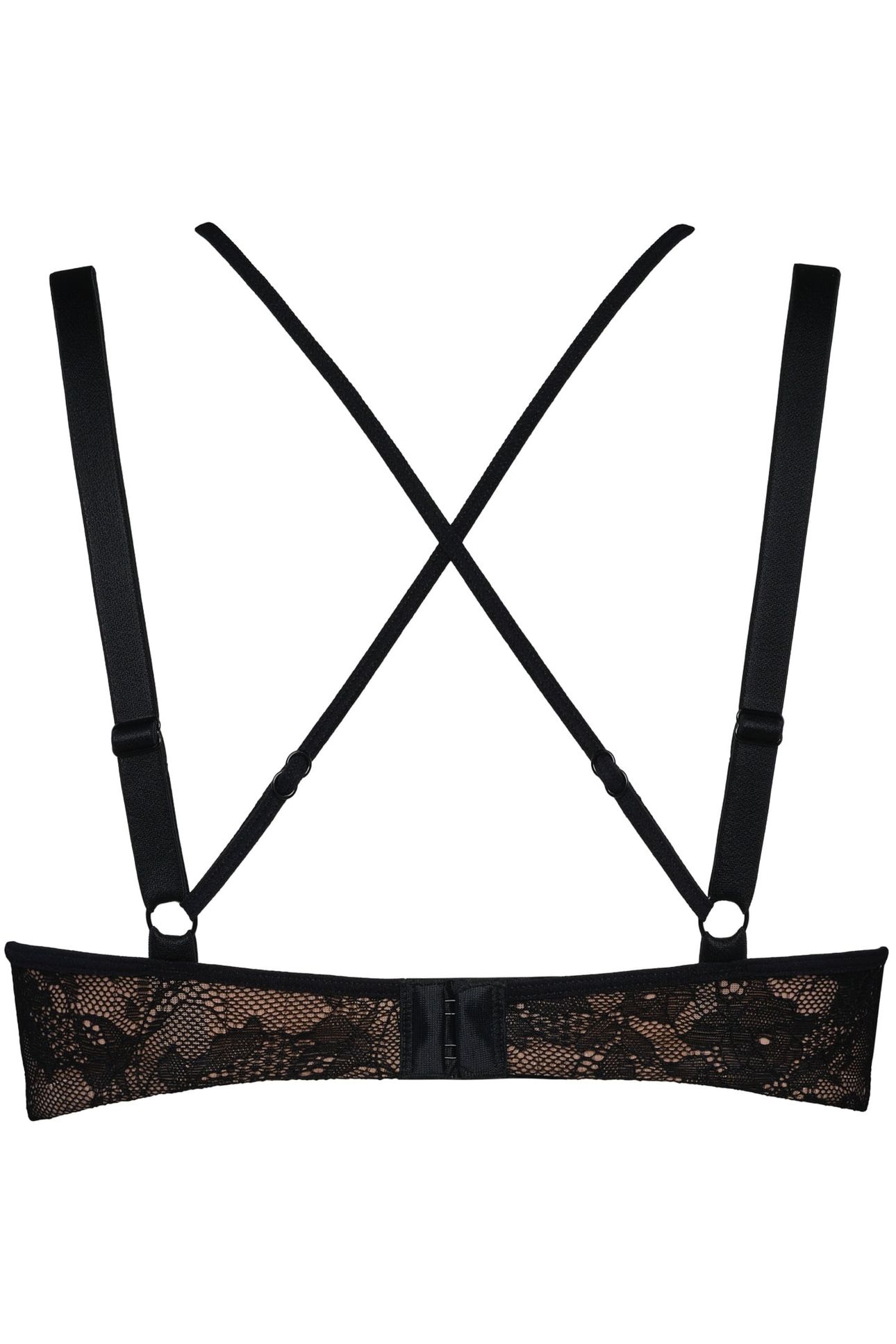 QUEEN OF WANDS BLACK AND SAND DEMI BRA 4