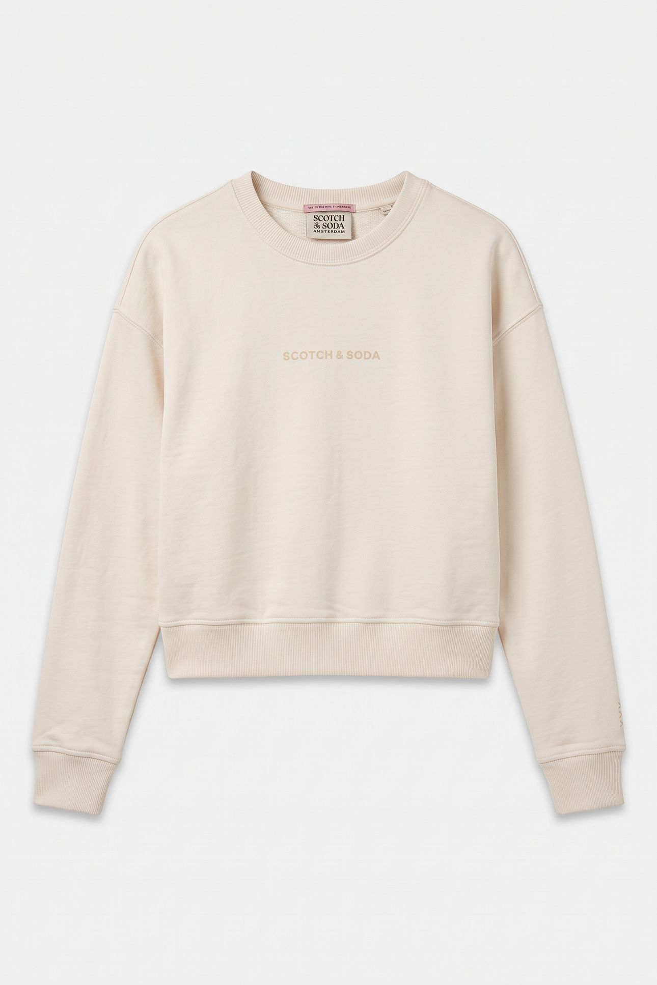 CHEST ARTWORK SWEATSHIRT OFF WHITE 3