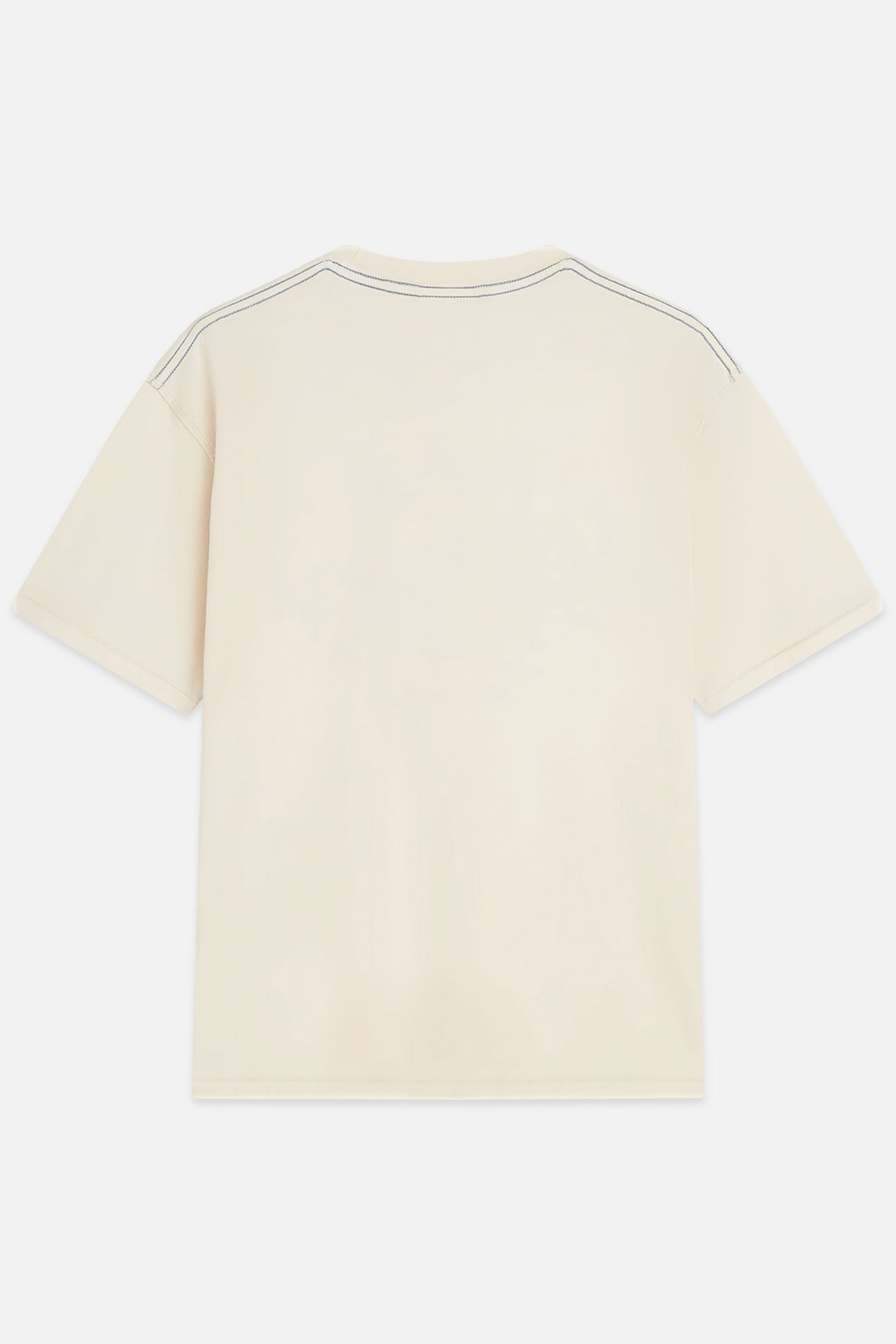BASQUIAT WASHED ARTWORK T-SHIRT EGGNOG 5