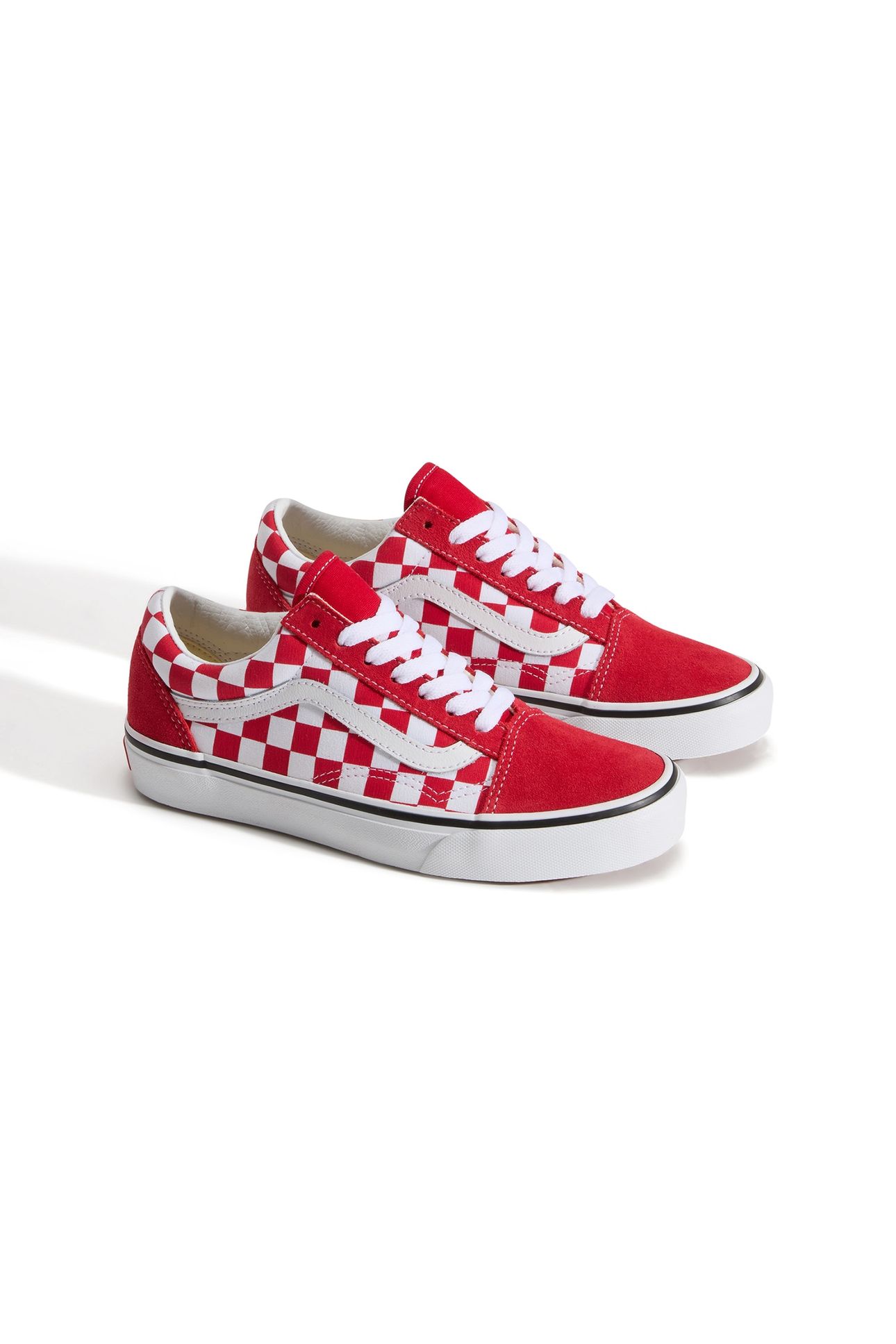 JUNIOR OLD SKOOL COLOR THEORY CHECKERBOARD RACING RED 3