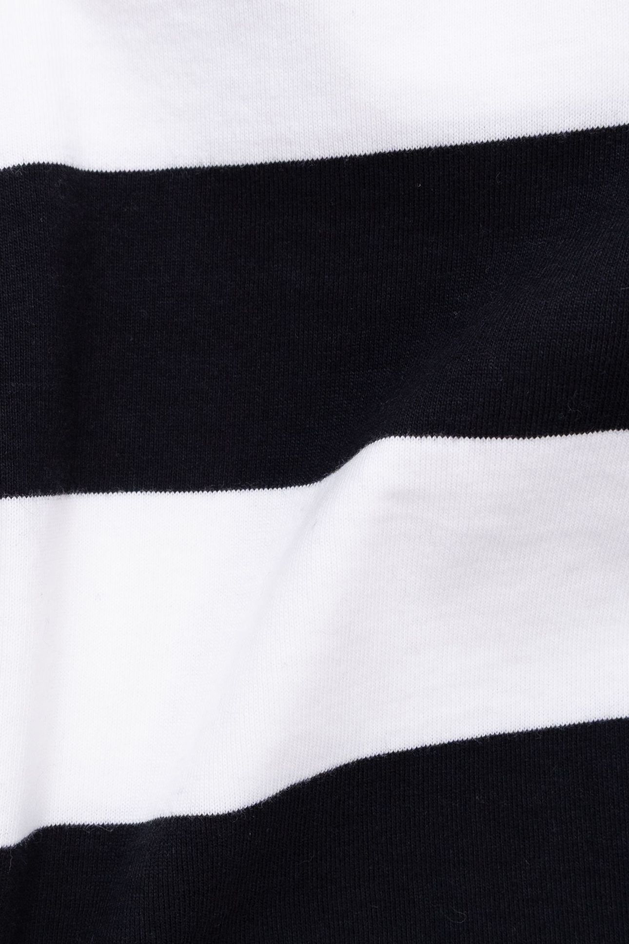 BOYS’ BLACK LONG-SLEEVED POLO SHIRT WITH ECRU STRIPES 7