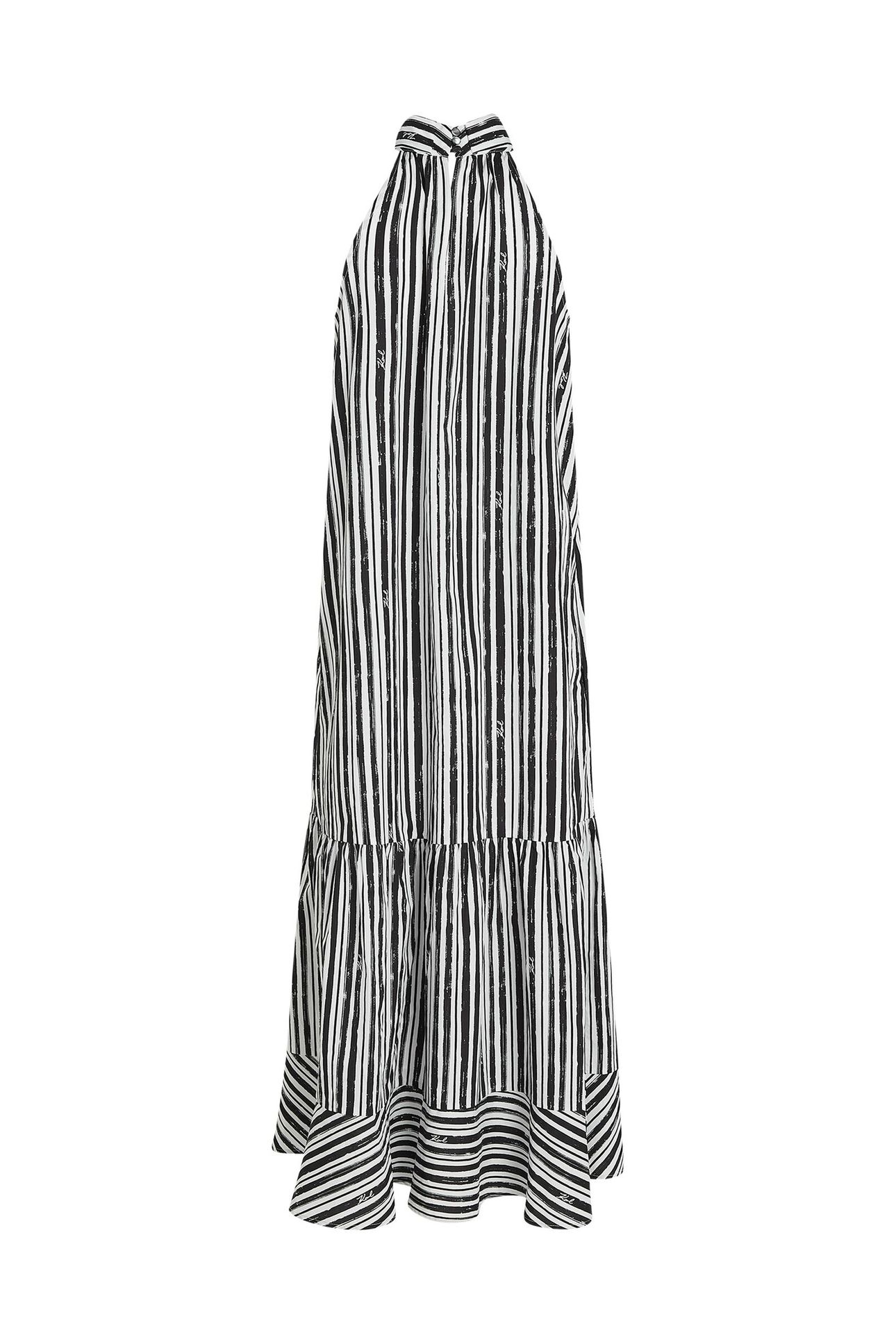 MAXI COTTON STRIPE DRESS BLACK STRIPES 5