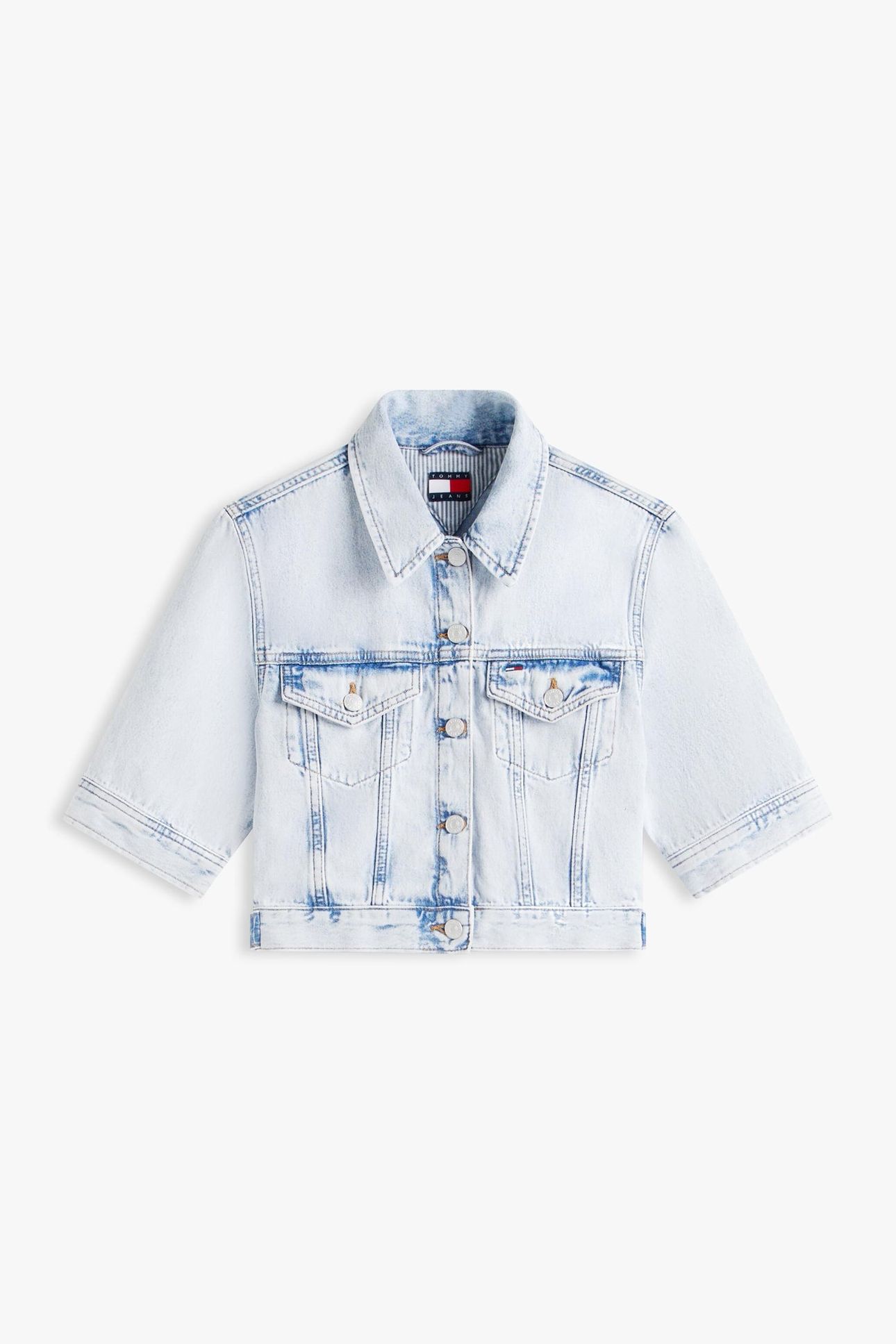 CROPPED TRUCKER DENIM LIGHT 4