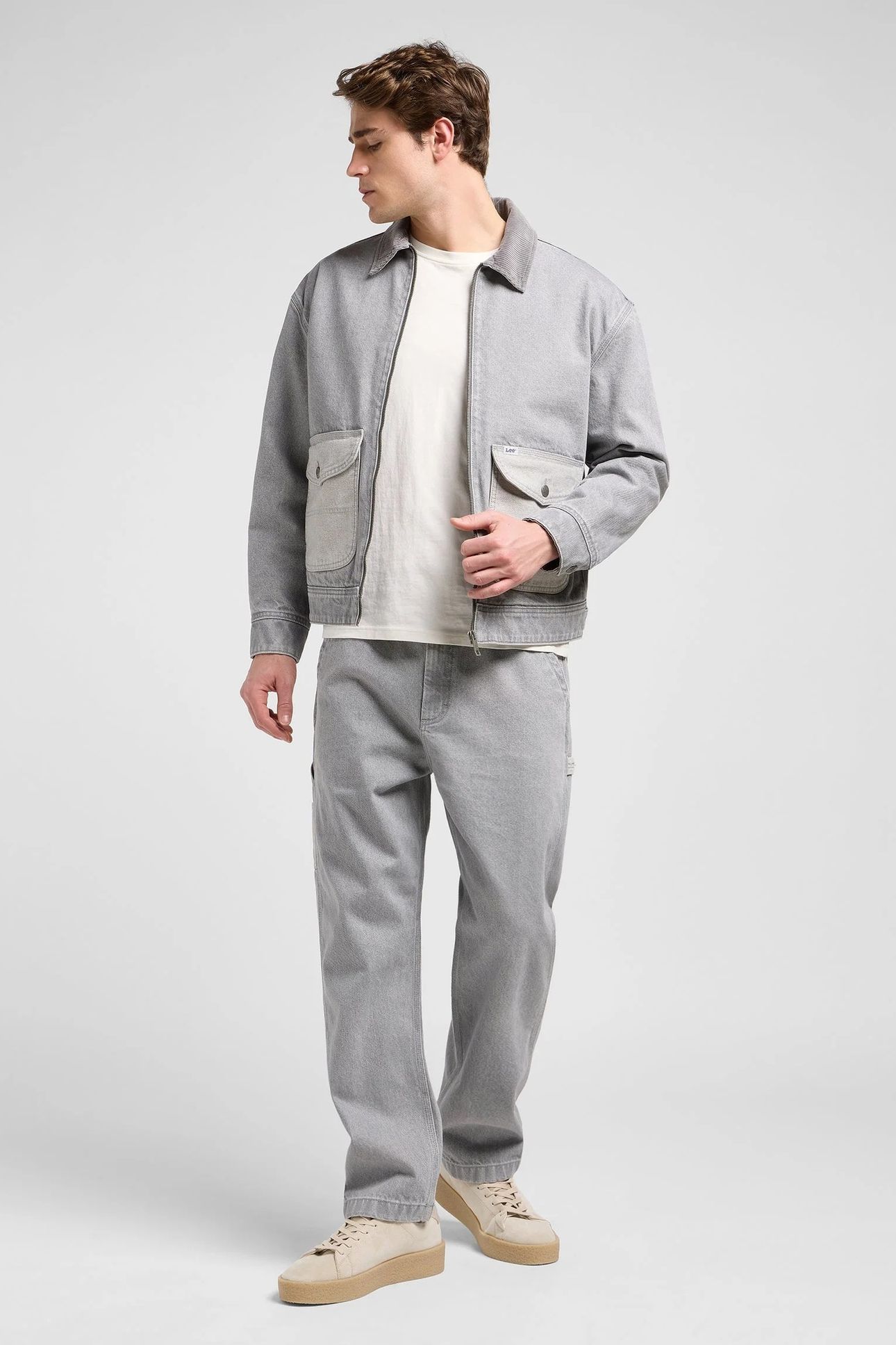 SLOUCHY STR CARPENTER GEMINI GRE RELAXED STRAIGHT JEANS DENI 3