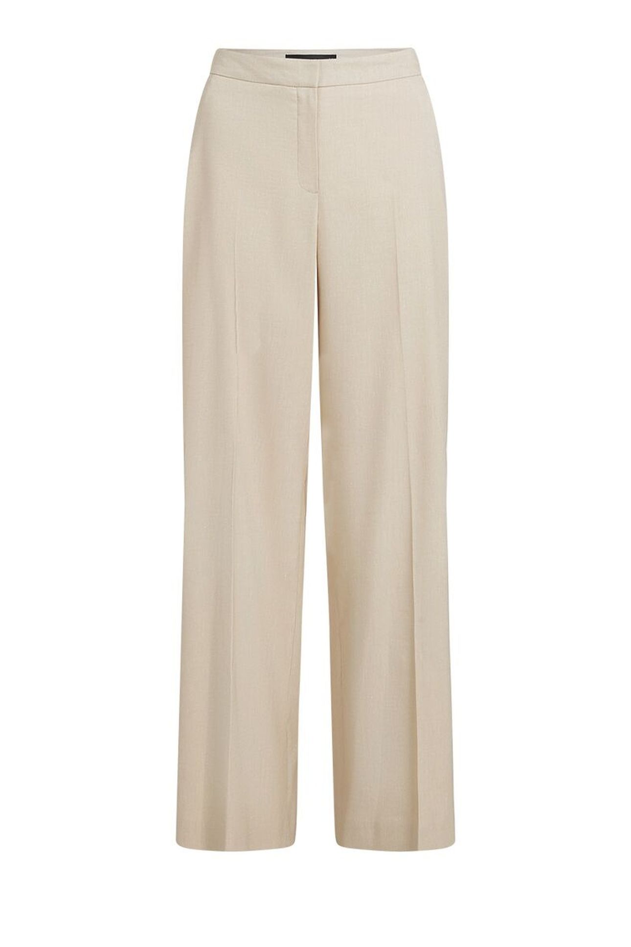 WIDE LEG MELANGE PANTS SAFARI 5