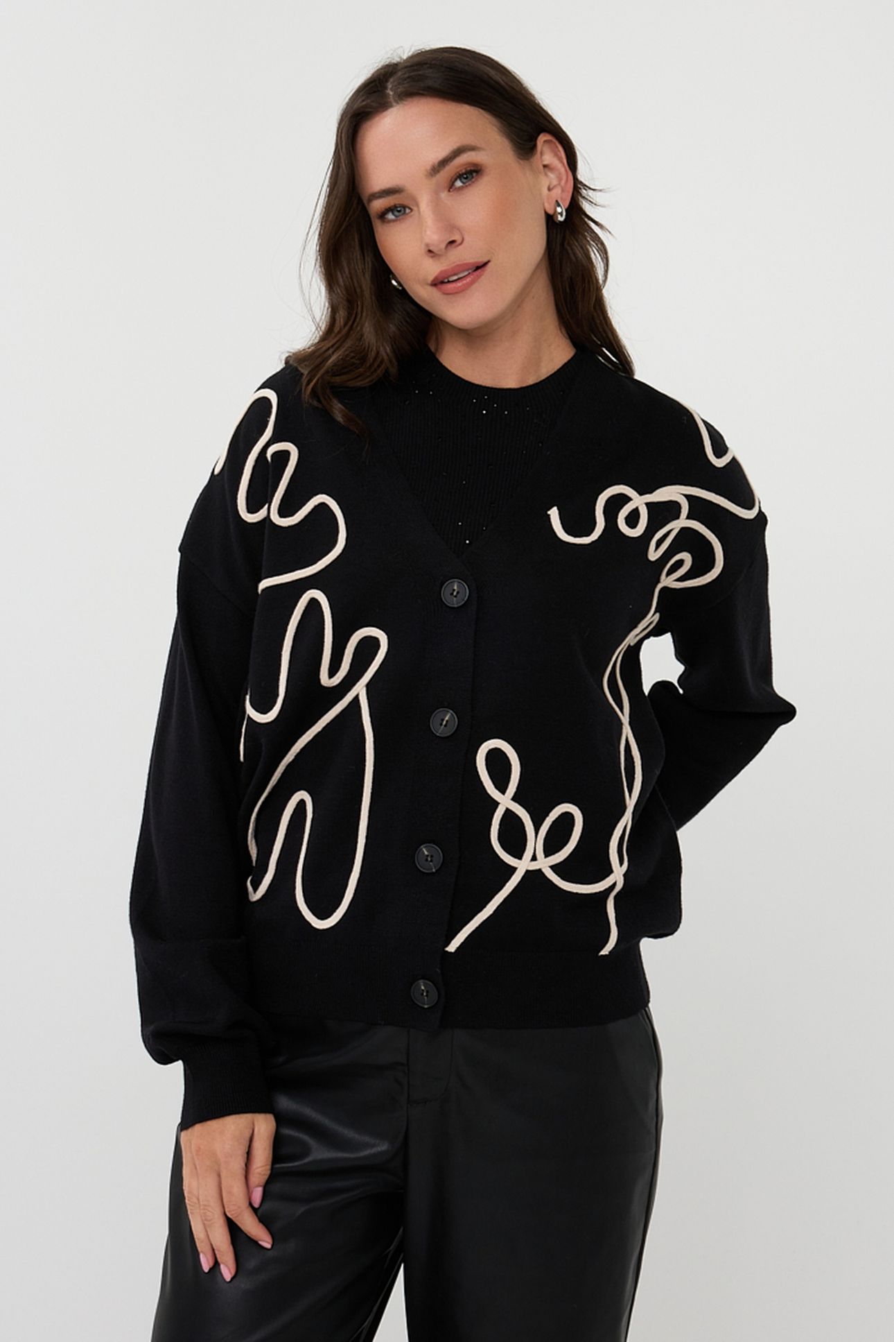 CARDIGAN TAPE PATCH BLACK 2