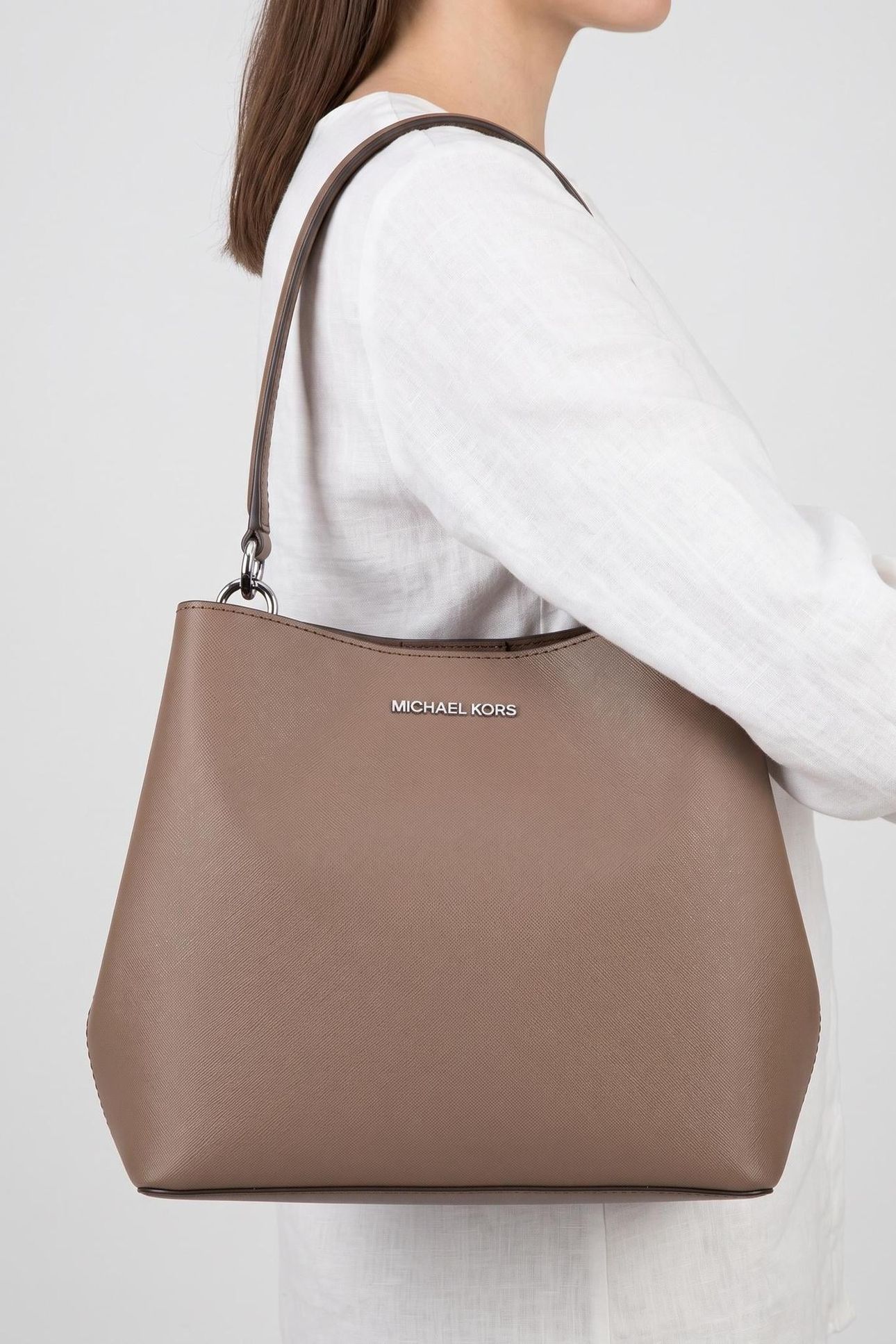 MEDIUM BCKT SHOULDER BAG DRIFTWOOD 3