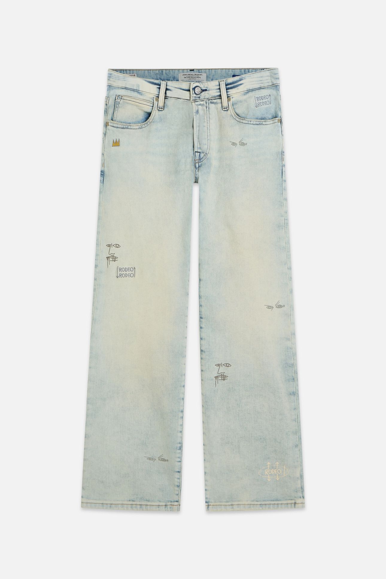 BASQUIAT THE ZEE STRAIGHTFIT JEANS NAVY 1