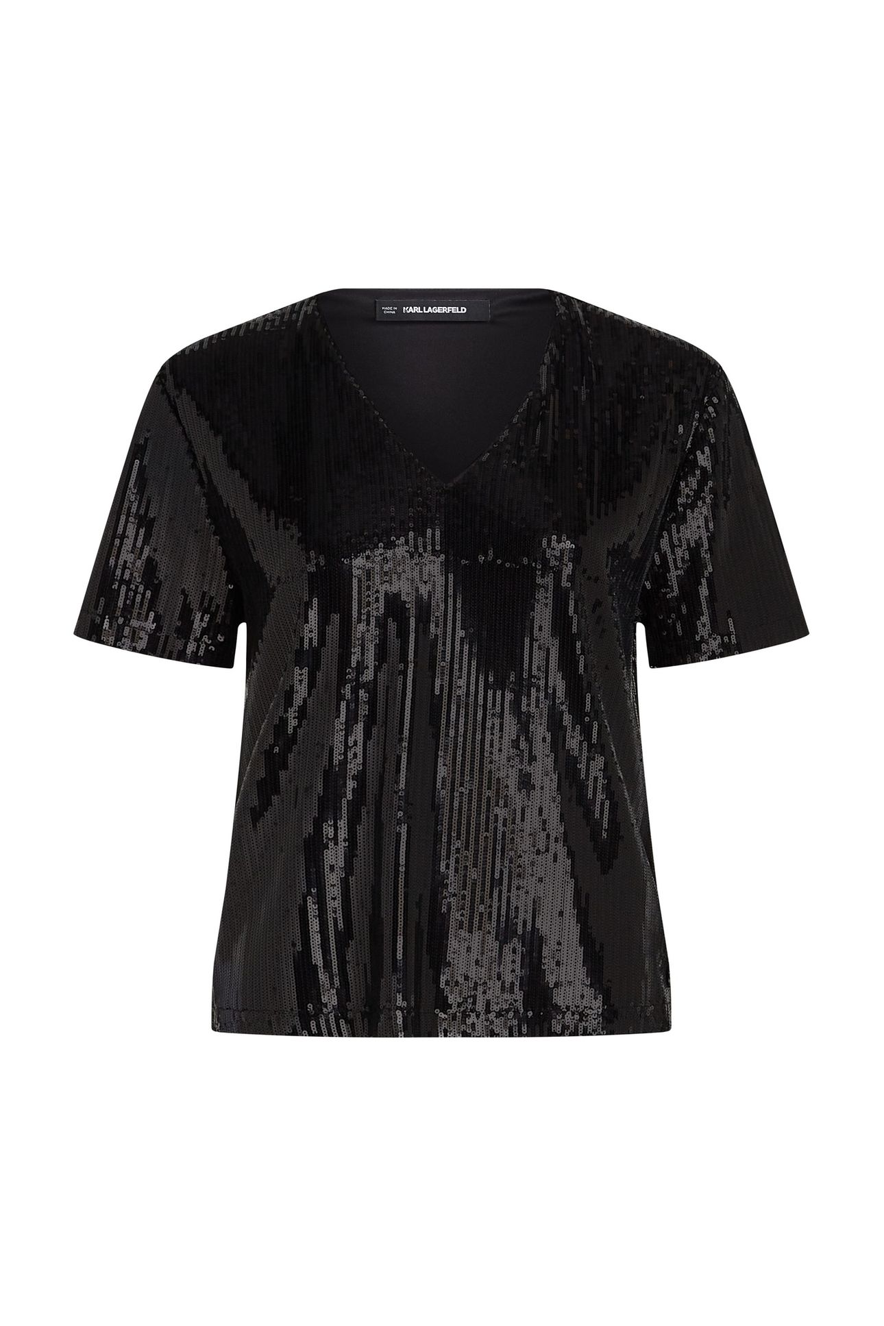 SEQUINS TOP BLACK 1