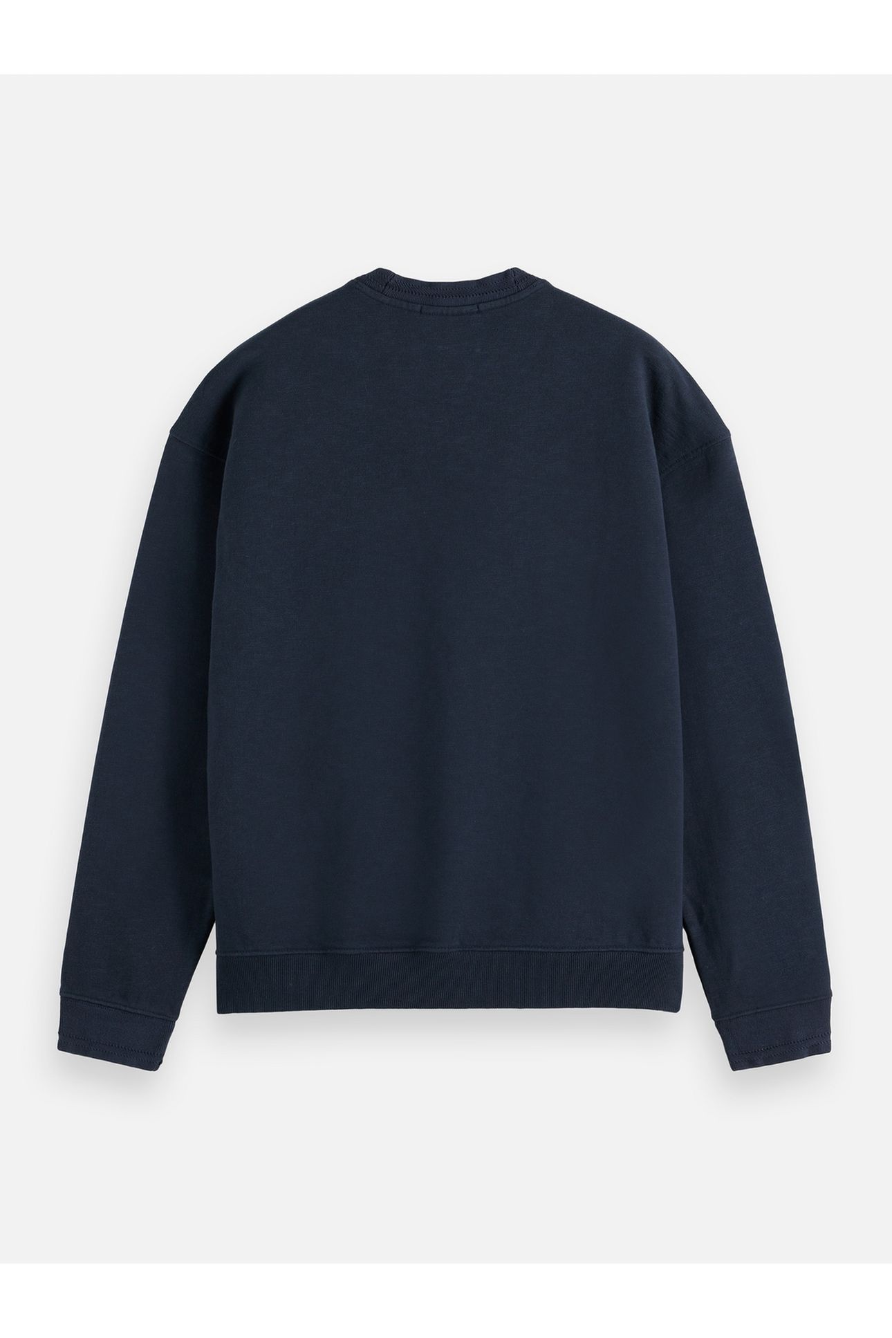 CROSS STITCH ARTWORK RELAXED-FIT SWEATSHIRT DARK GREY 2