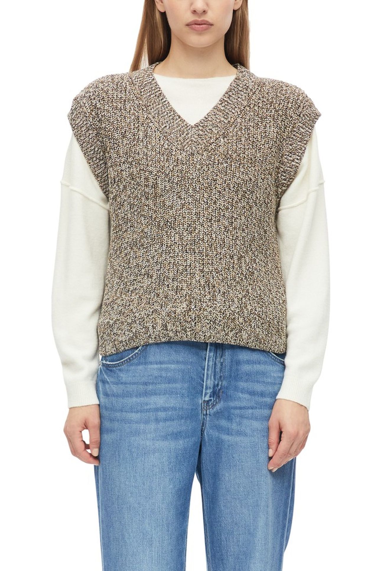 S.OLIVER PULLOVERS BROWN 1