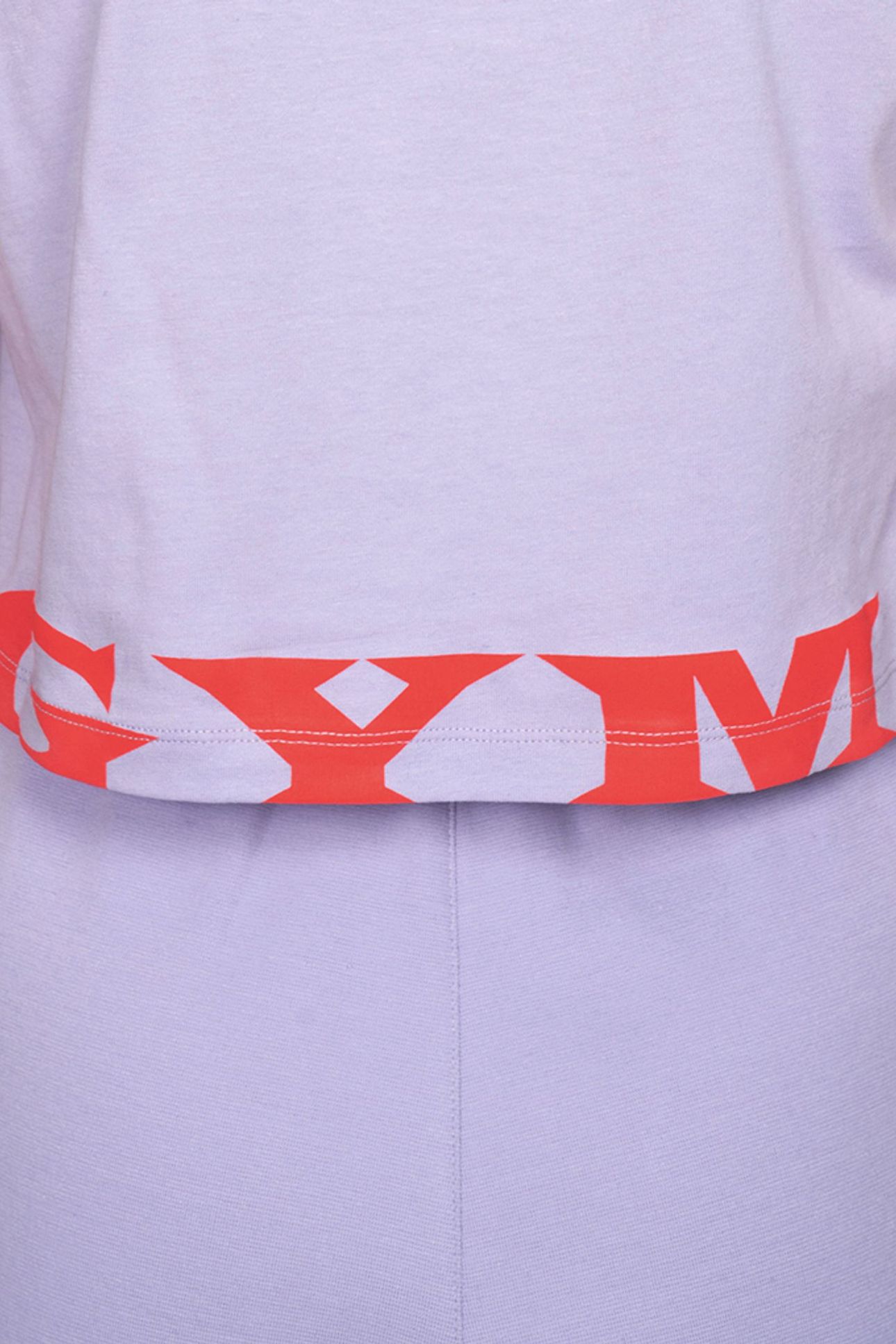 LADIES CROPPED T-SHIRT LAVENDER 4