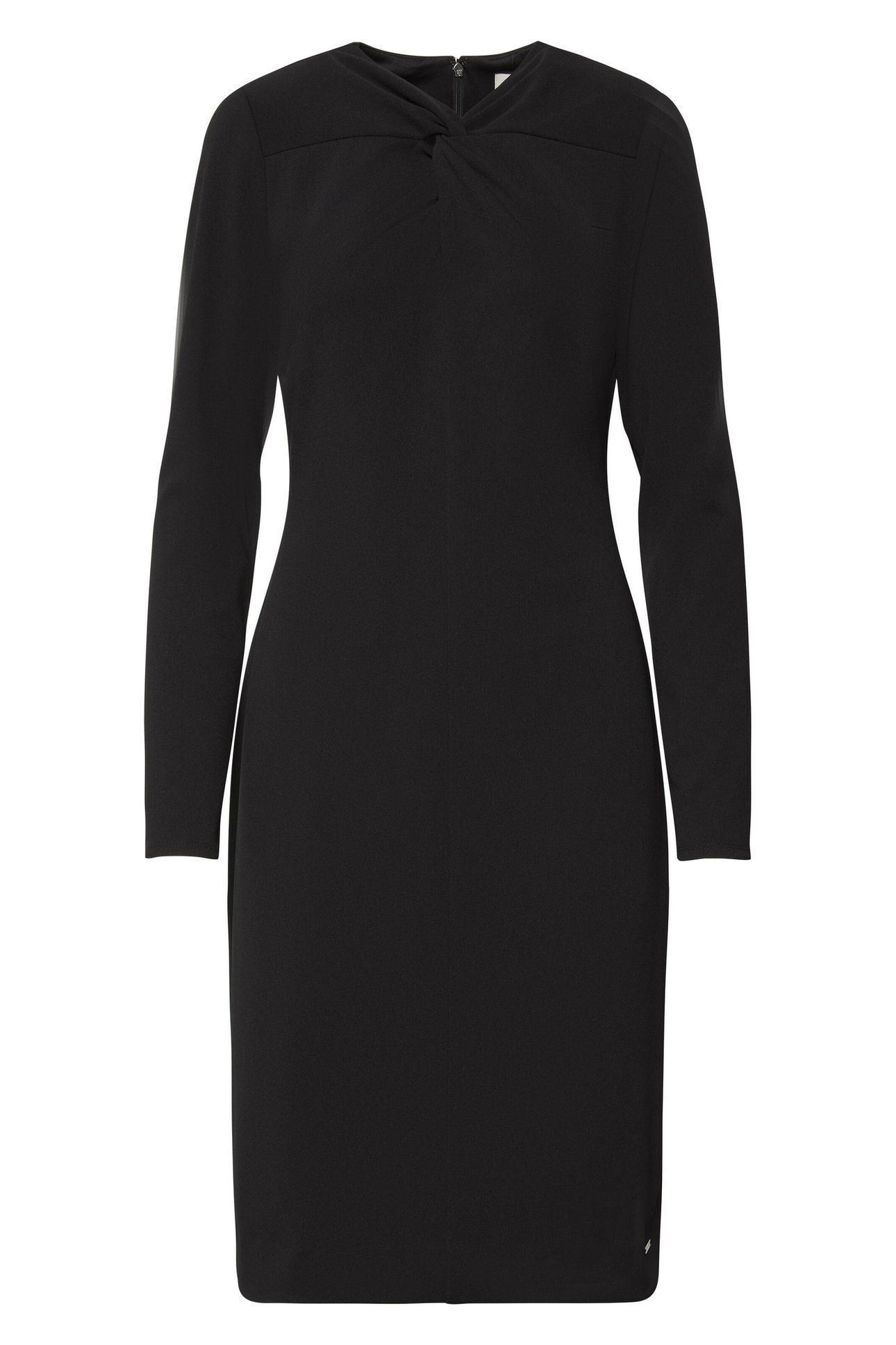 STRETCH CREPE DRESS BLACK 1
