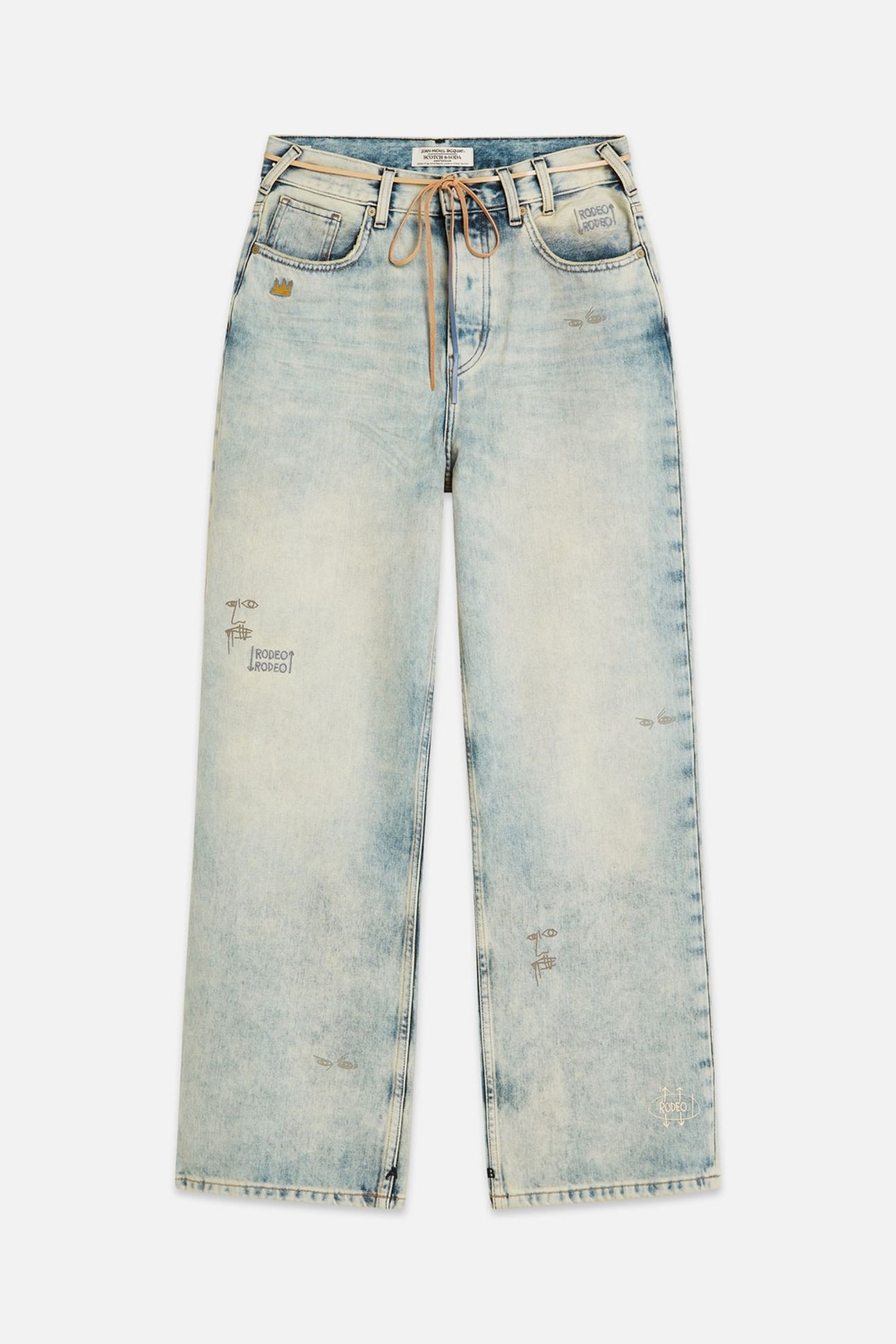BASQUIAT THE DEEP LOOSE JEANS TEXAS BLUE 1