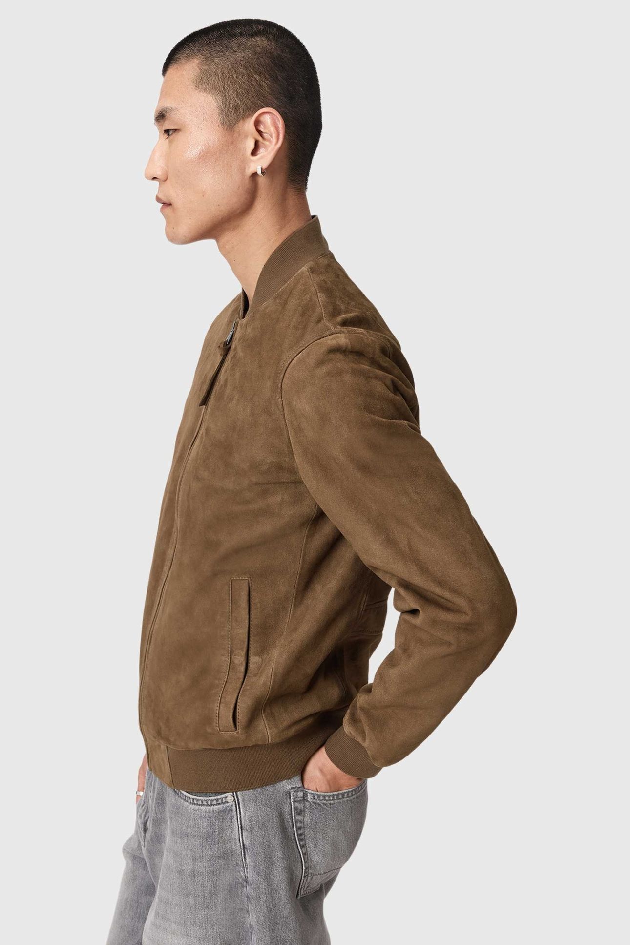 MORTEN SUEDE BOMBER KAROO BROWN 7