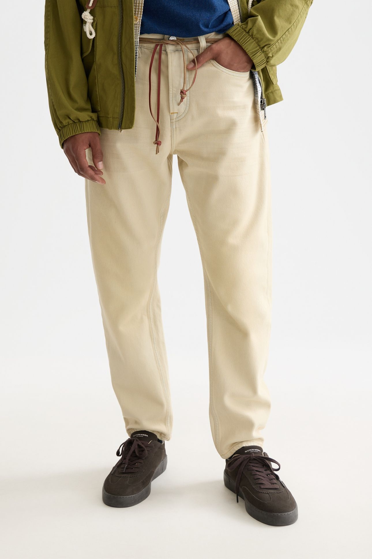 THE DEAN LOOSE TAPERED SEASONAL JEANS MEDIUM BLUE 1