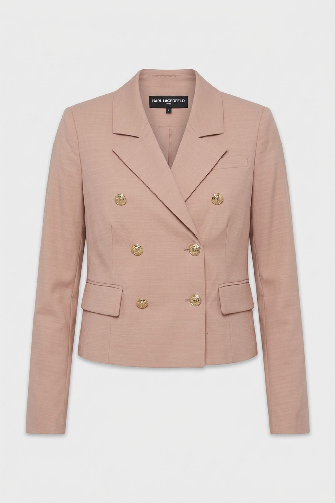 DB GOLD BUTTONS BLAZER NUDE PINK 3