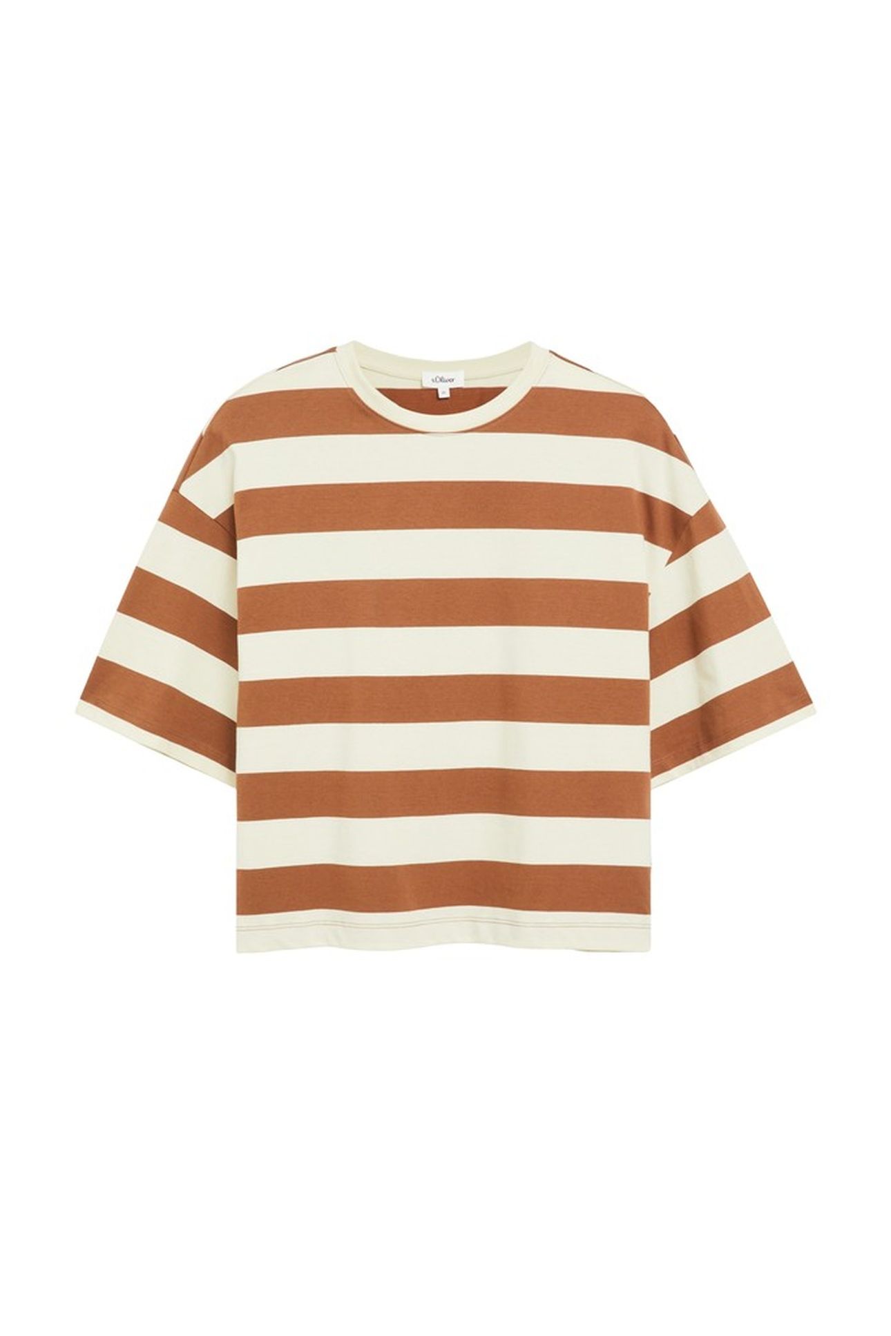S.OLIVER T-SHIRTS BROWN 4