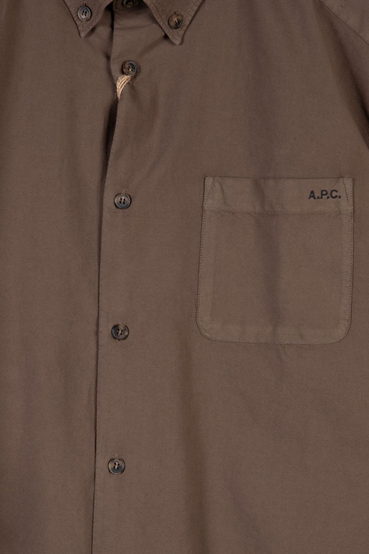 UNISEX SHIRT MATEO LOGO BROWN 7