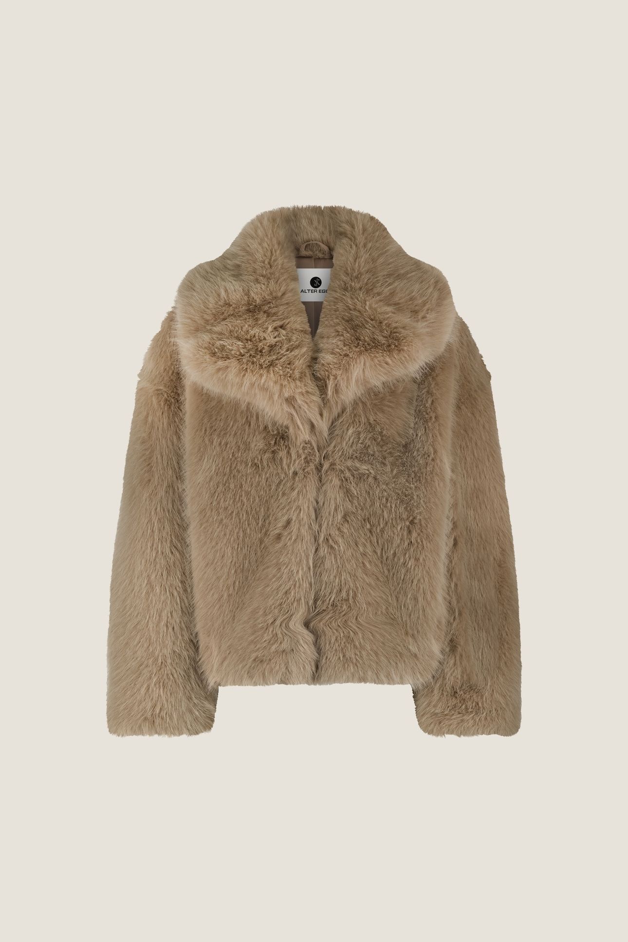 NOVI FUR JACKET TAUPE 5