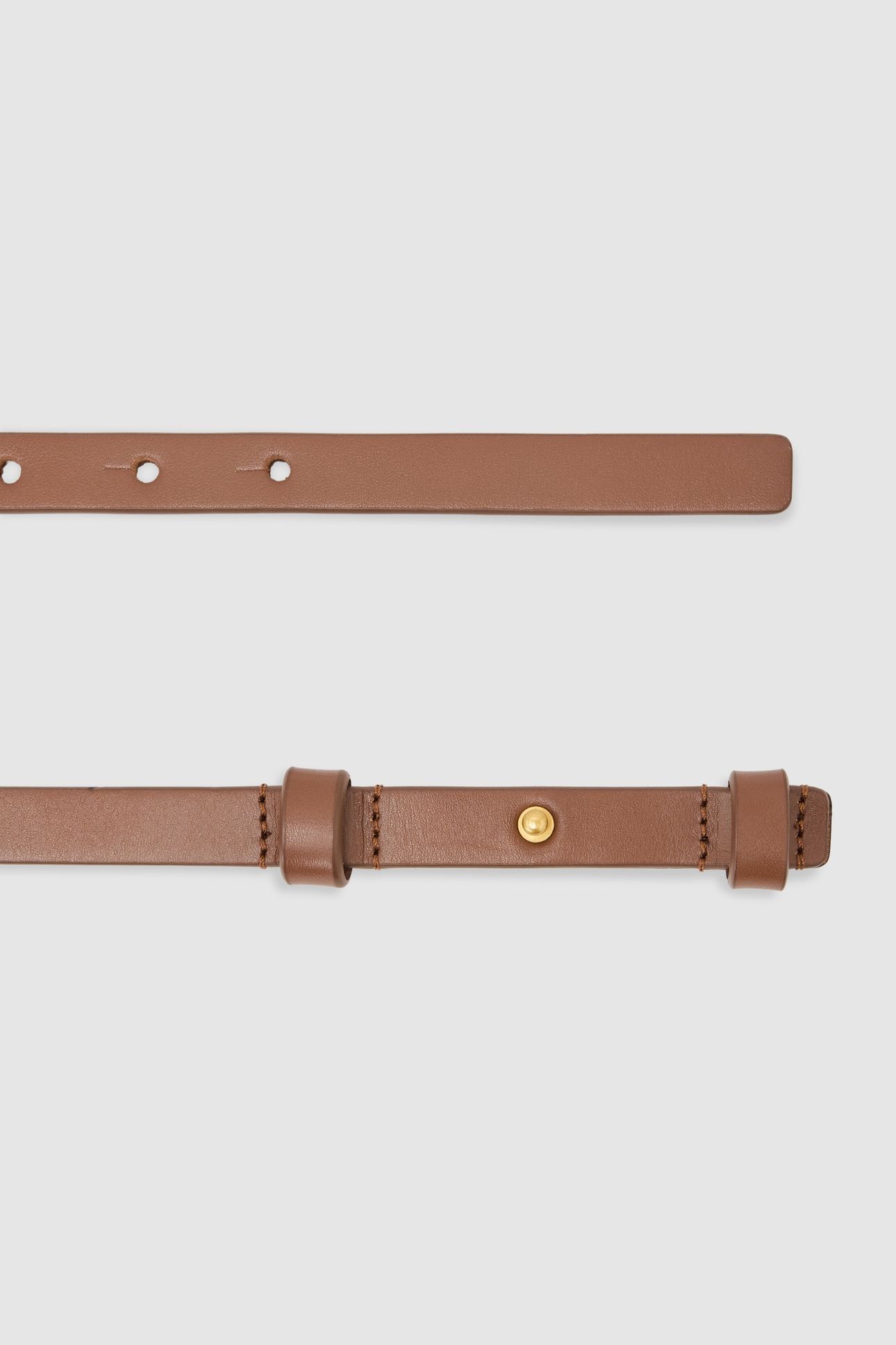 BUCKLE DETAIL BELT TAN 2