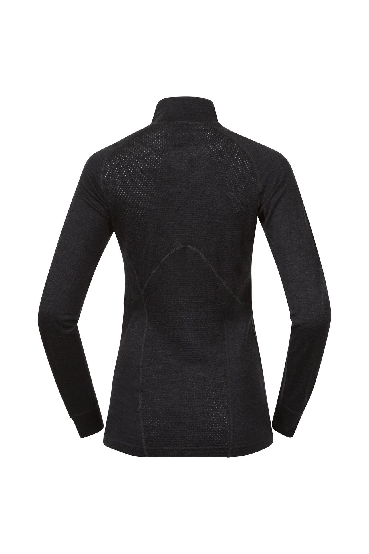INNER:PURE W HALF ZIP SOLID CHARCOAL 5