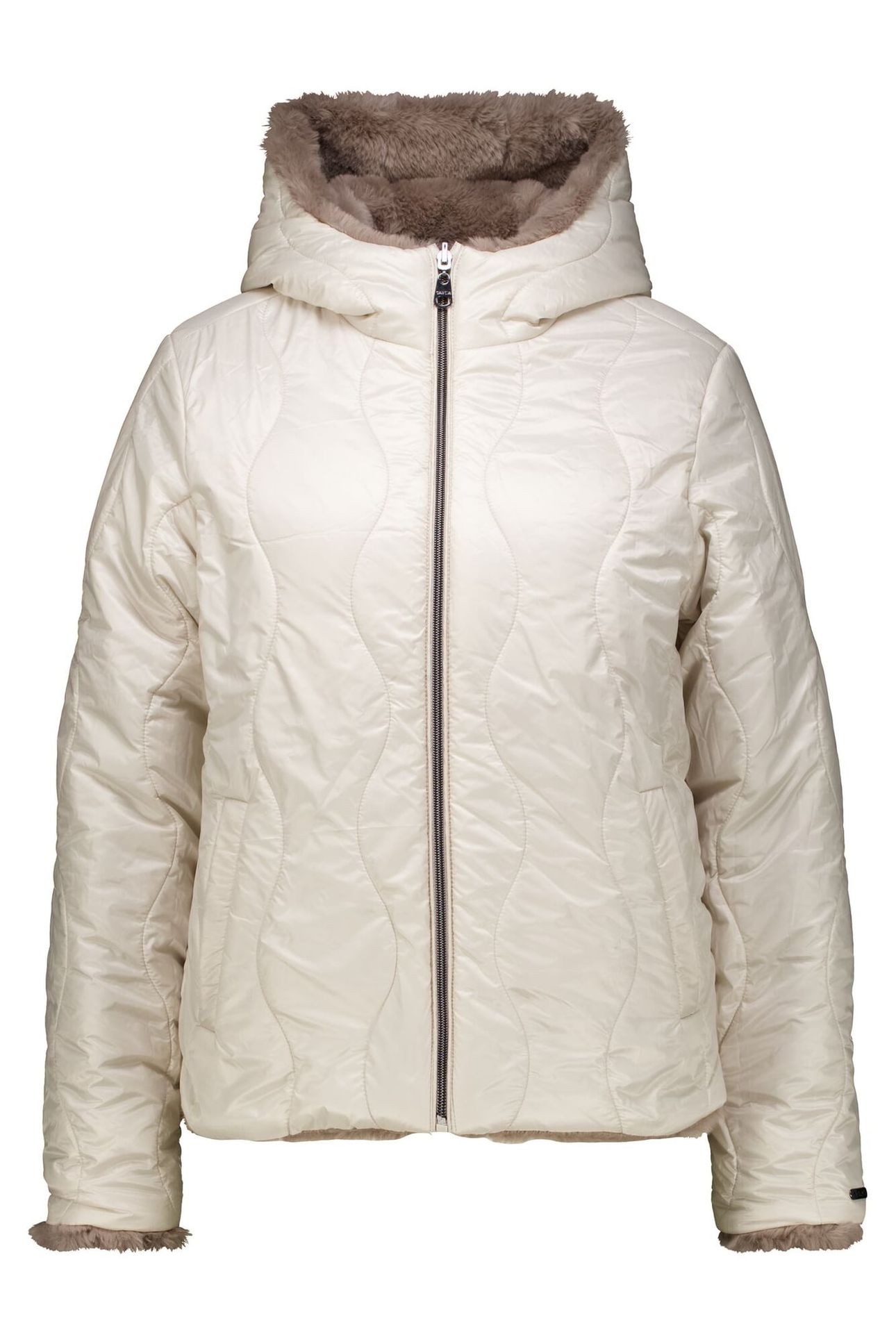 LADIES OUTDOOR JACKET TAUPE 5