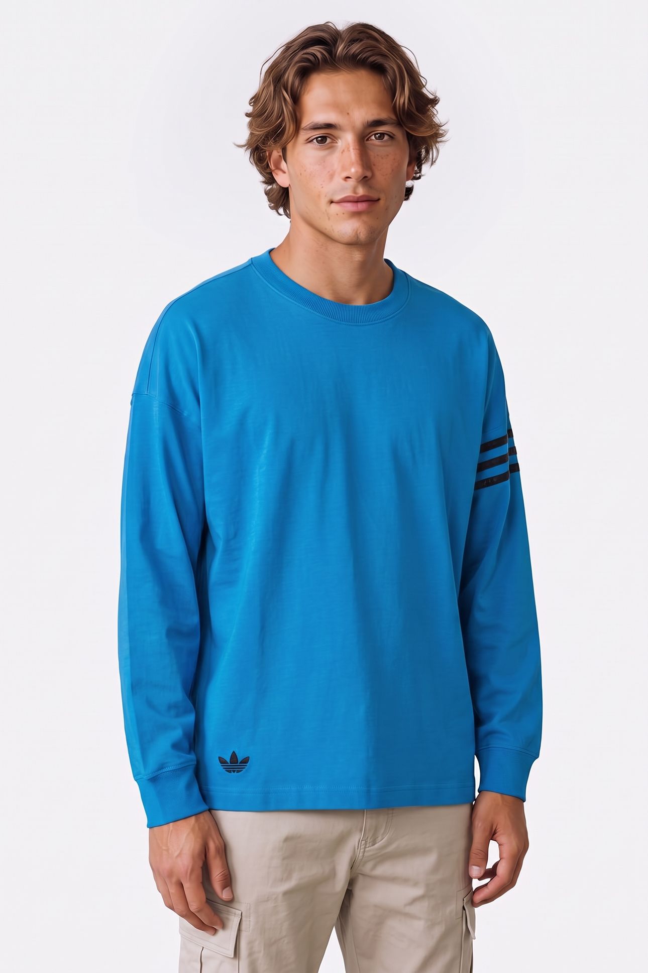 UNISEX NEUCLASSIC LS BRIGHT BLUE 1