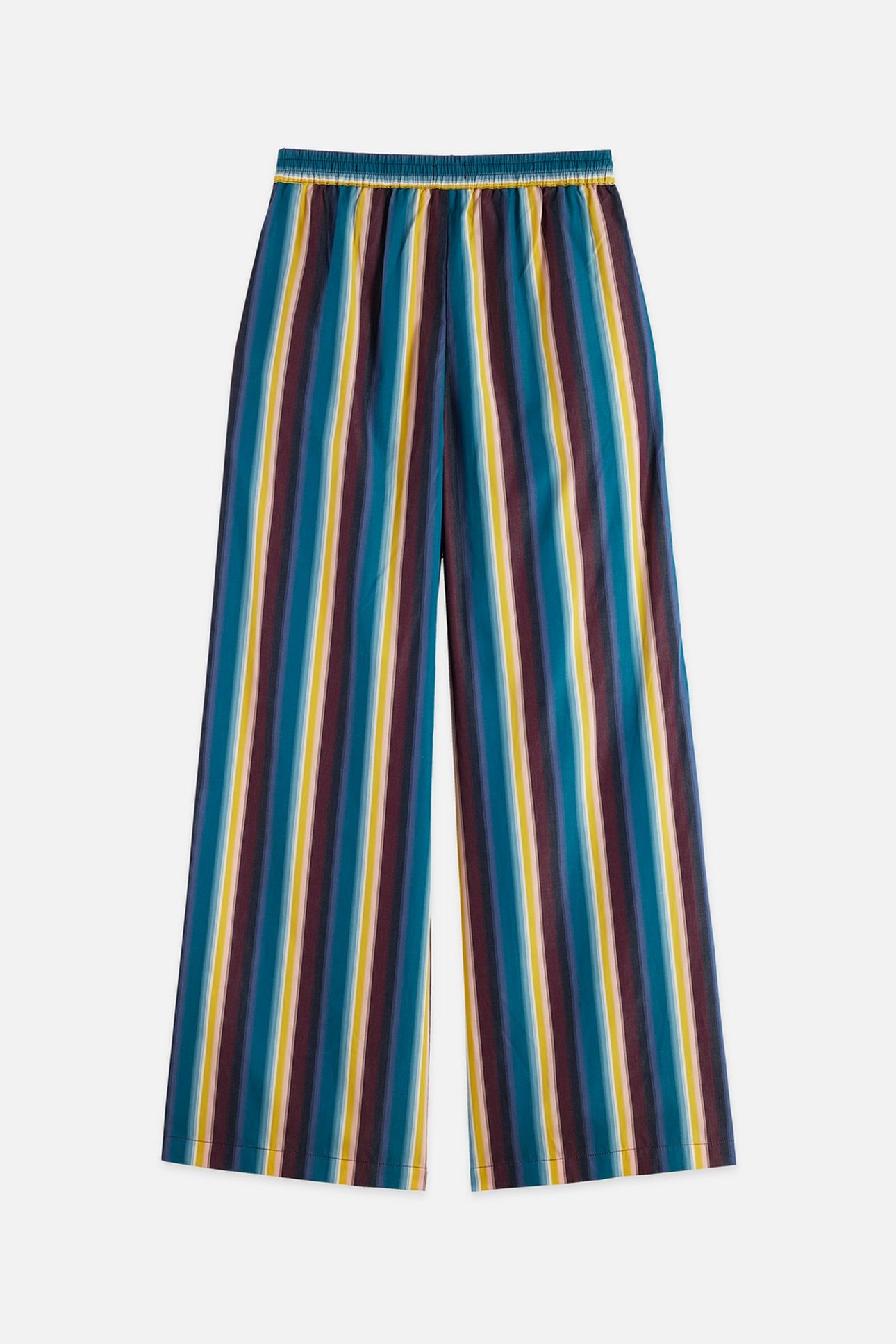 ELENI - HIGH RISE WIDE LEG STRIPED PANTS EL COSMICO STRIPE D 4