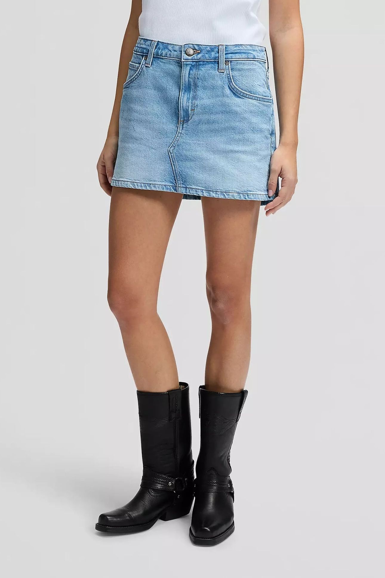 MINI SKIRT ASTER BLUE REGULAR DENIM BLUE 1