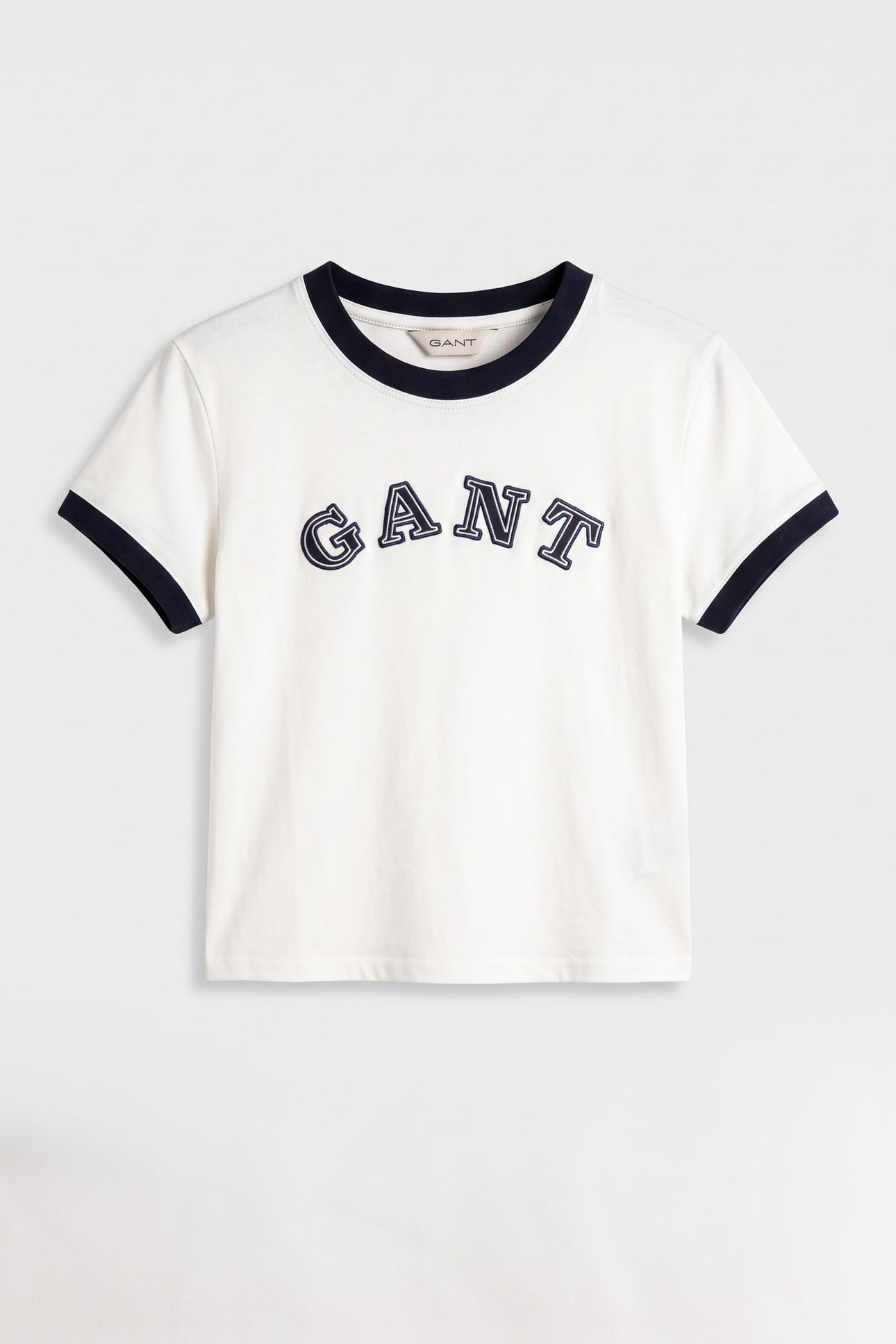 TEEN GIRLS COLLEGIATE BOXY TEE WHITE 2