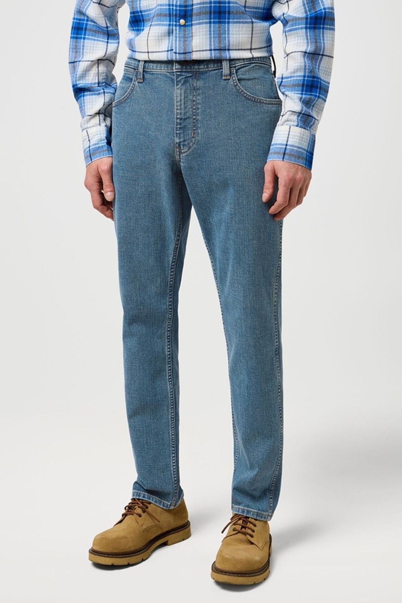 GREENSBORO STEEL SLATE JEANS DENIM BLUE 1