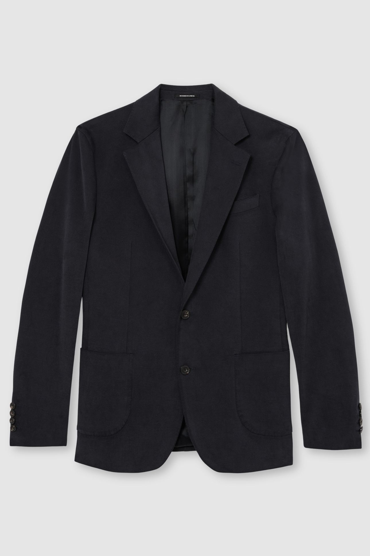 SB 2B NOTCH BRUSHED TWILL BLAZER NAVY 5