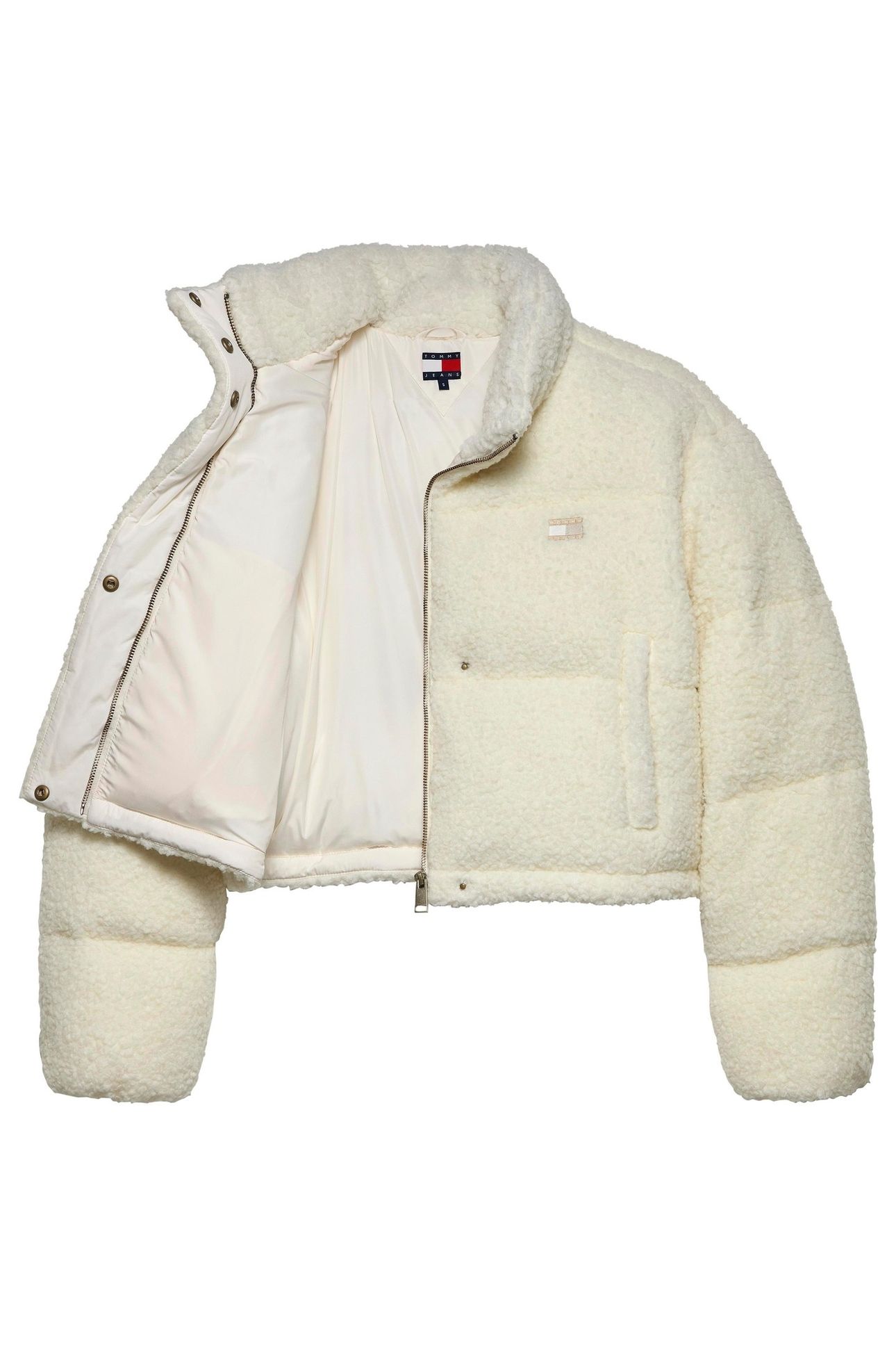 TJW WOOL BOUCLE PUFFER ANCIENT WHITE 2