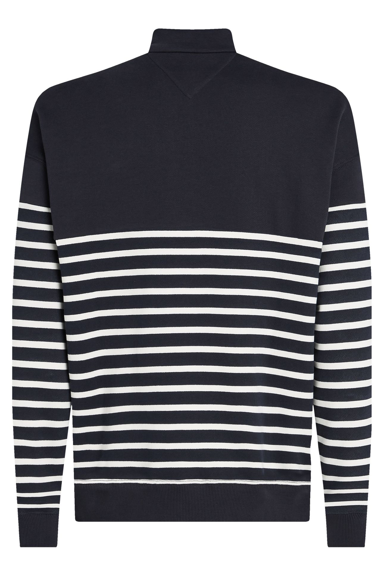 PLACED STRIPE 1/4 ZIP DESERT SKY/IVORY PETAL 5
