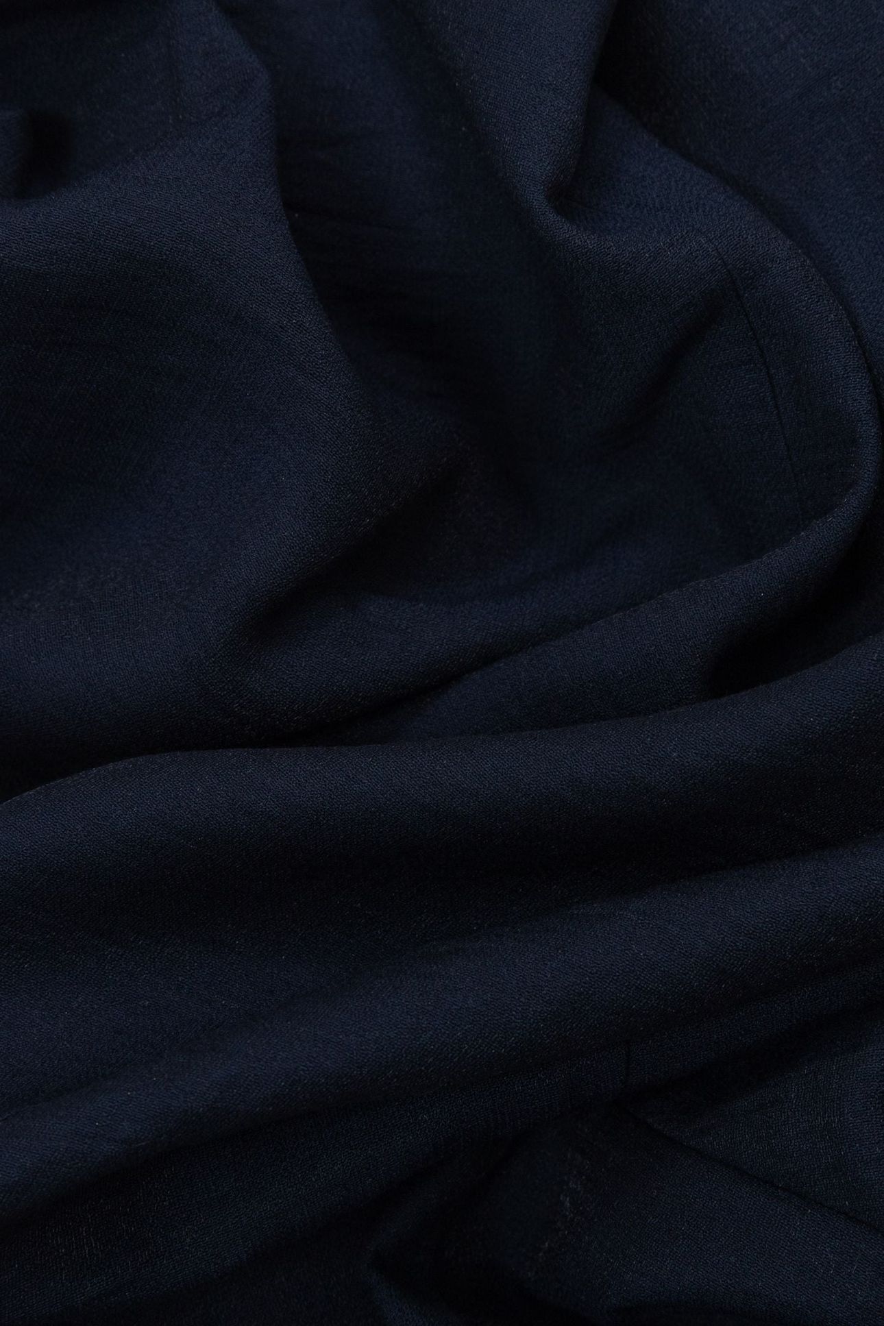 NAVY DRESS WITH DRAPED-LOOK SIDE 8